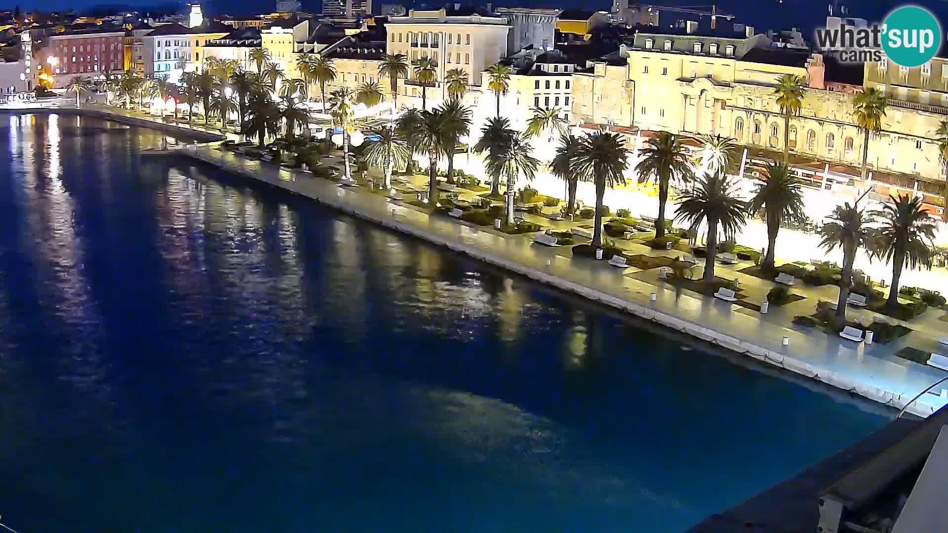 Webcam live Spalato riva e porto