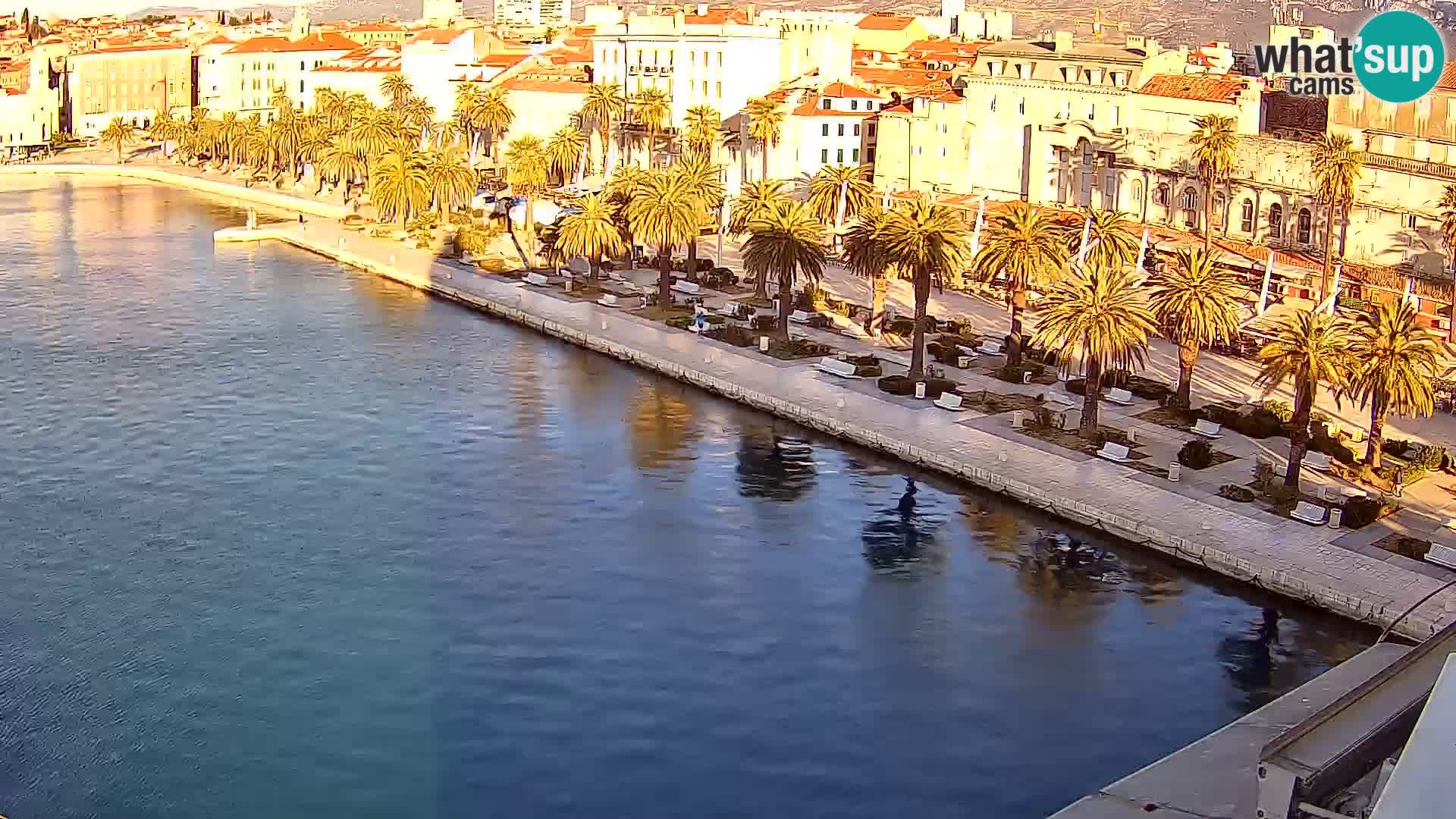 Split Riva Live webcam panorama