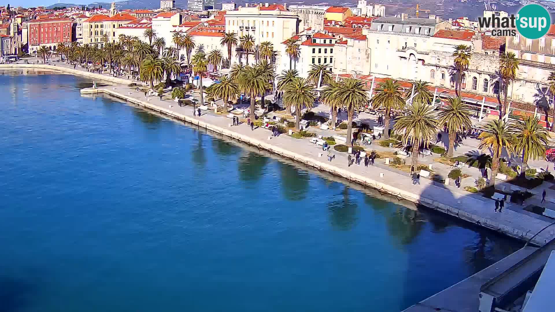 Split Riva Live webcam panorama