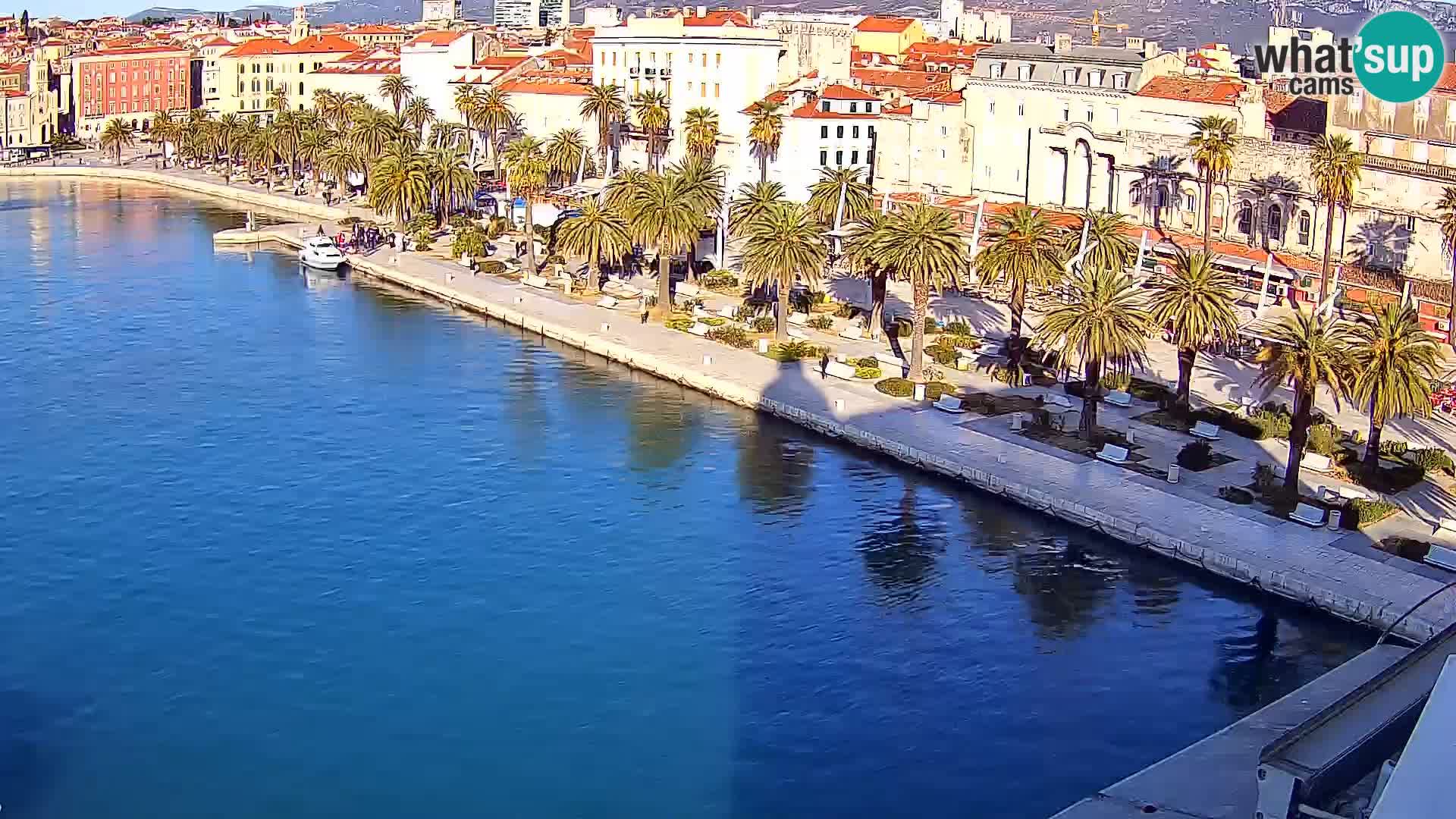 Webcam live Spalato riva e porto