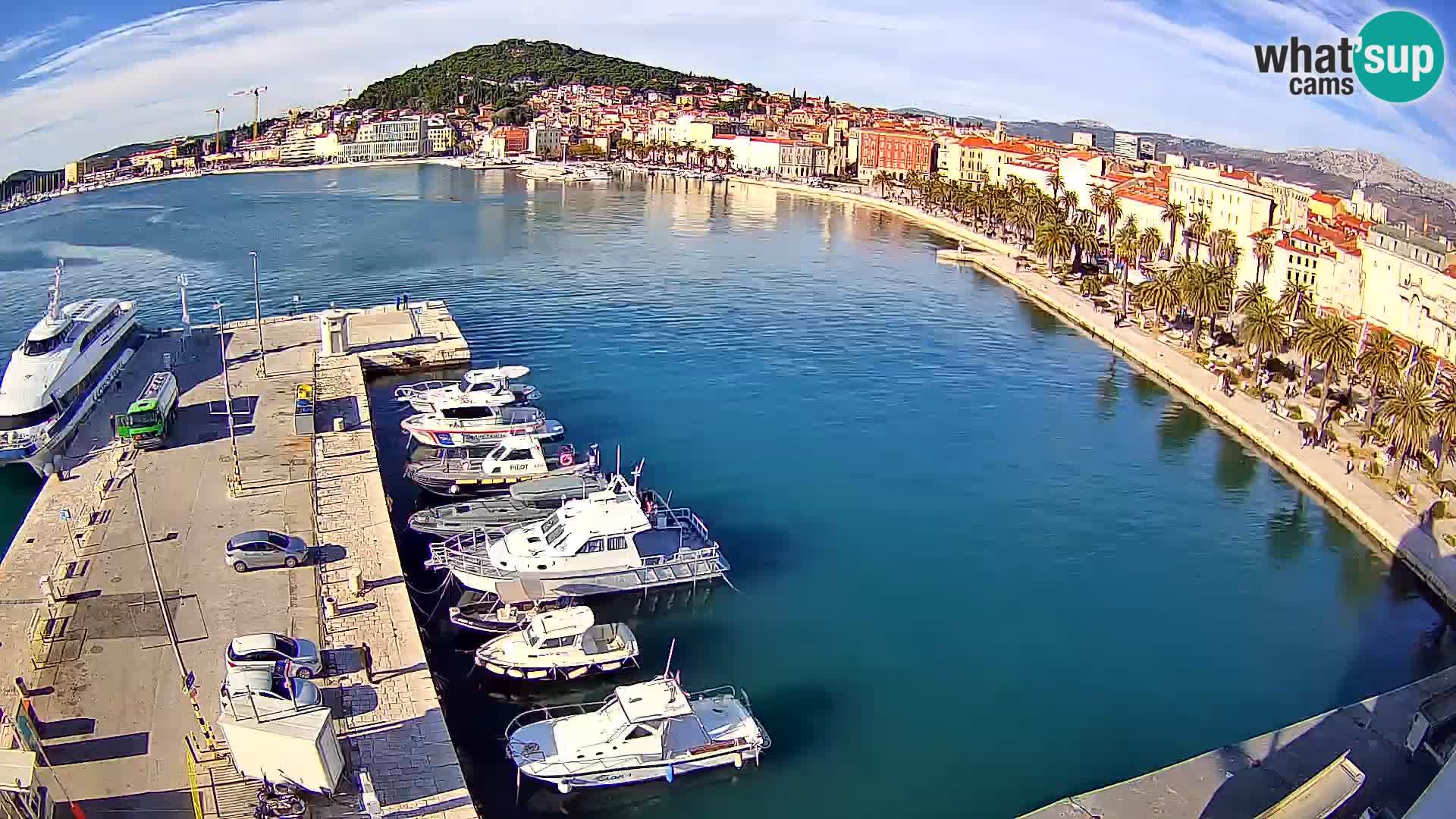 Split Riva Live webcam panorama