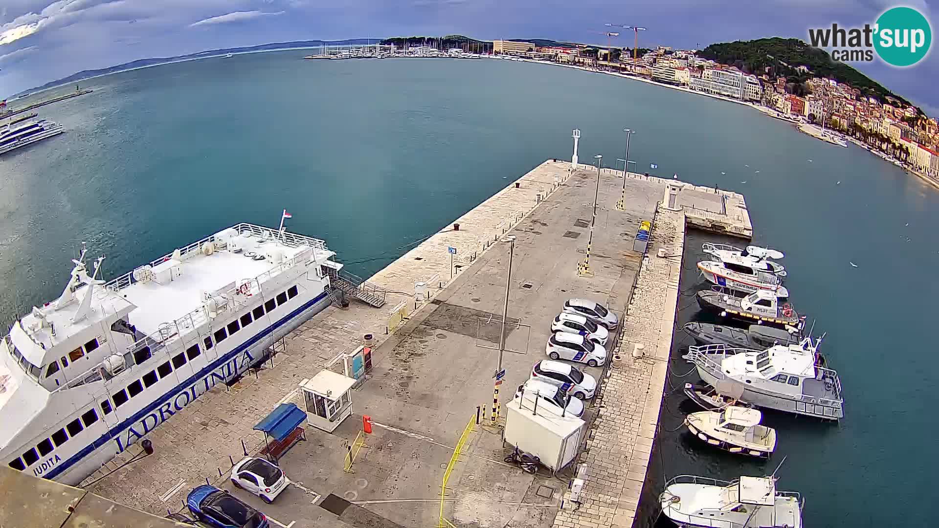 Webcam live Spalato riva e porto