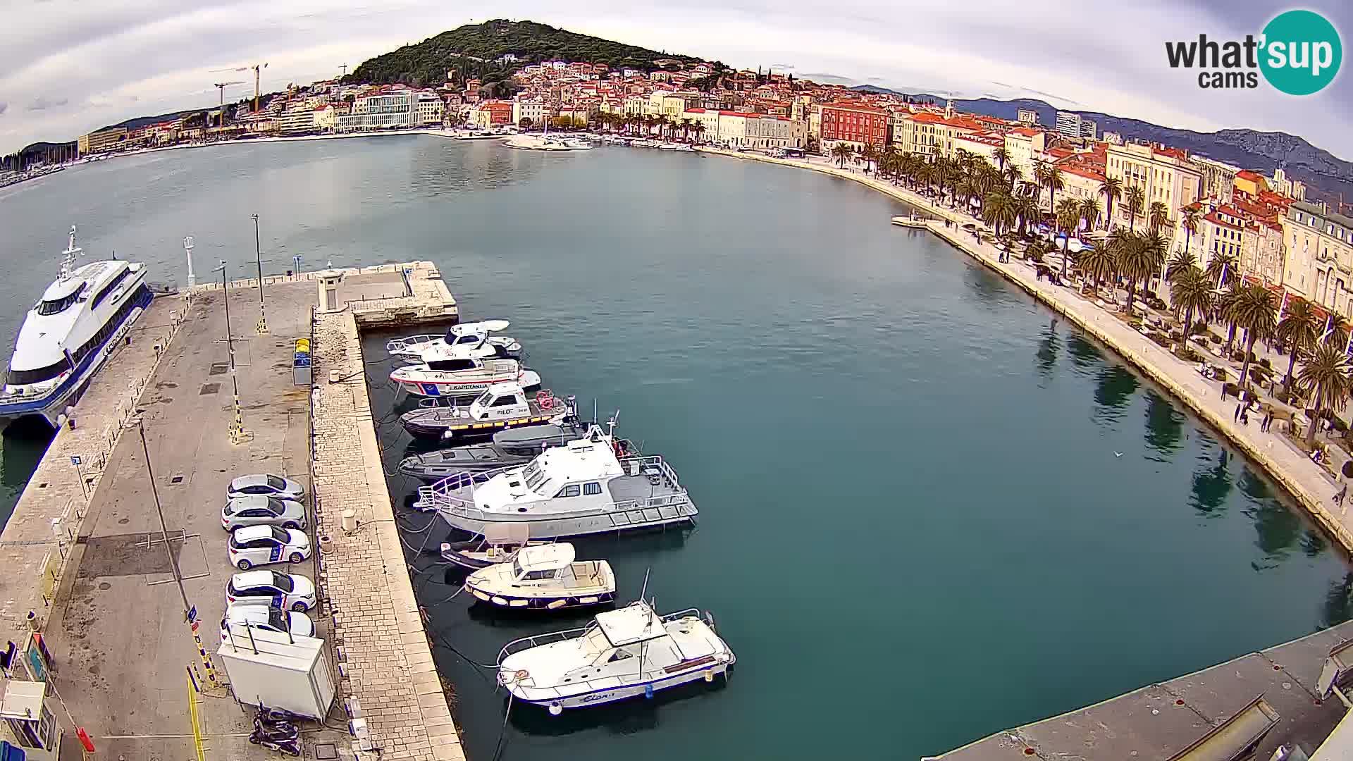 Webcam live Spalato riva e porto