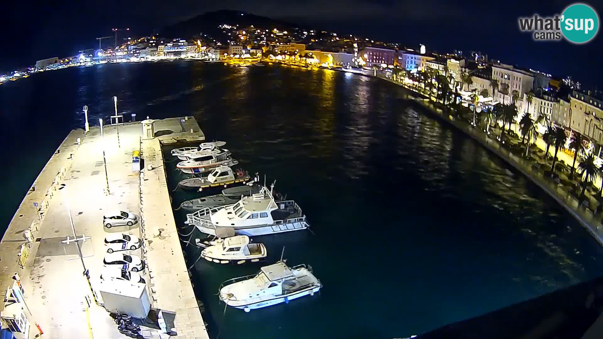 Webcam live Spalato riva e porto