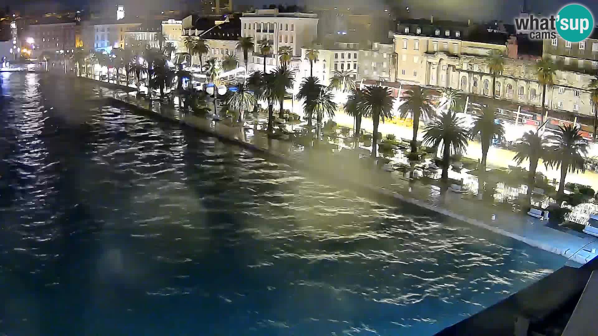 Webcam live Spalato riva e porto