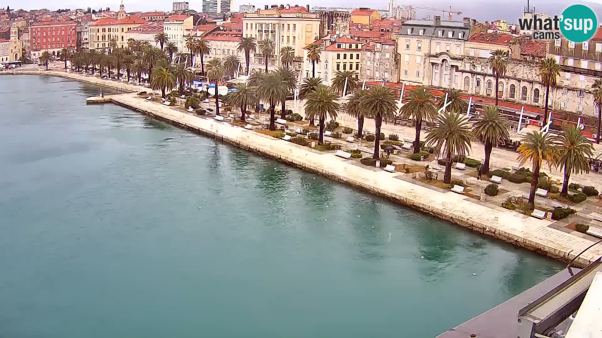 Webcam live Spalato riva e porto