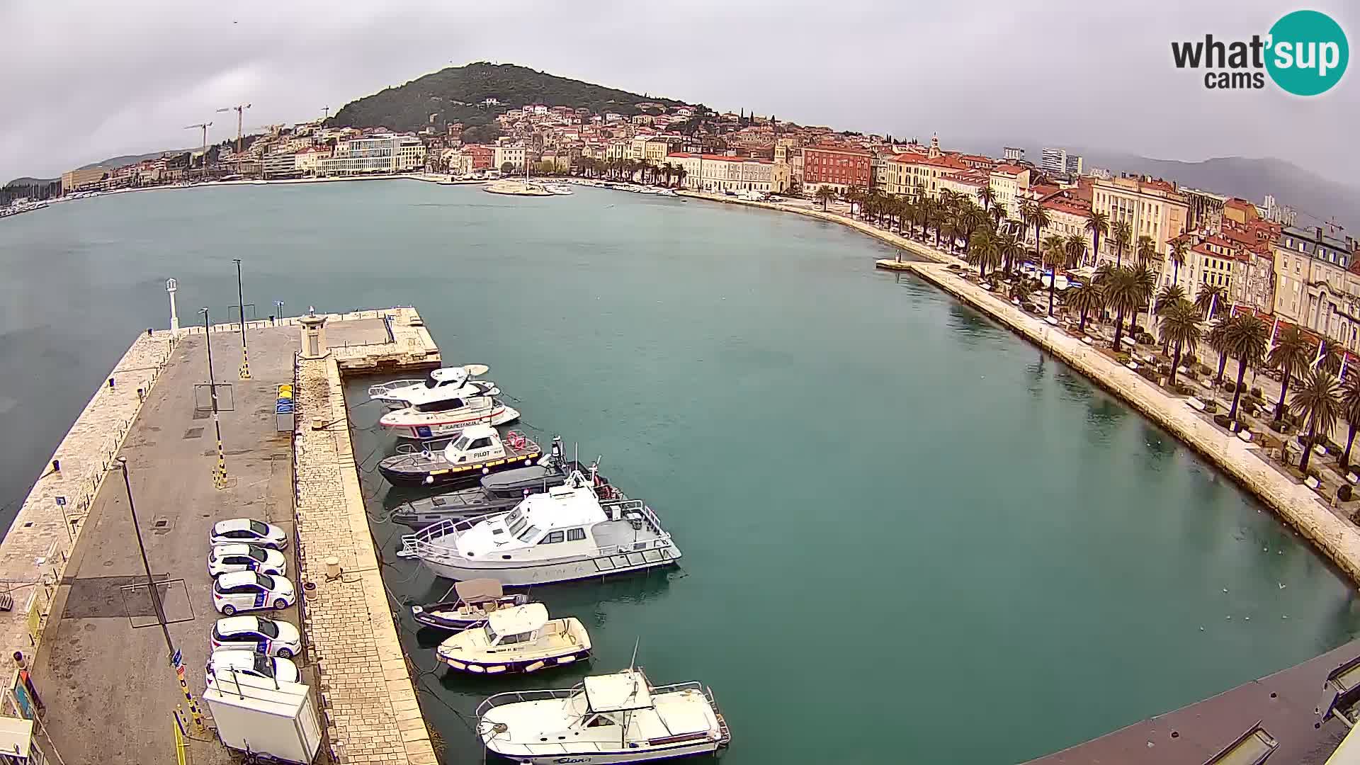 Webcam live Spalato riva e porto