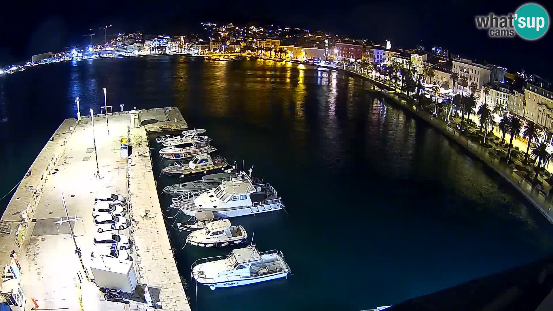 Webcam live Spalato riva e porto