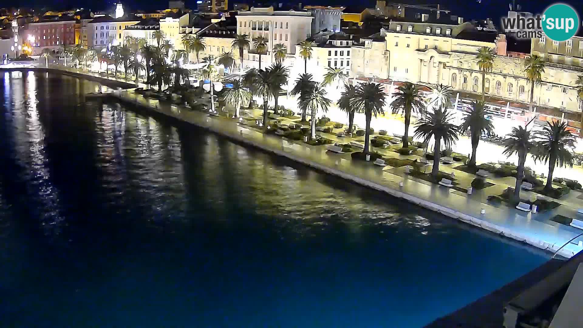 Webcam live Spalato riva e porto