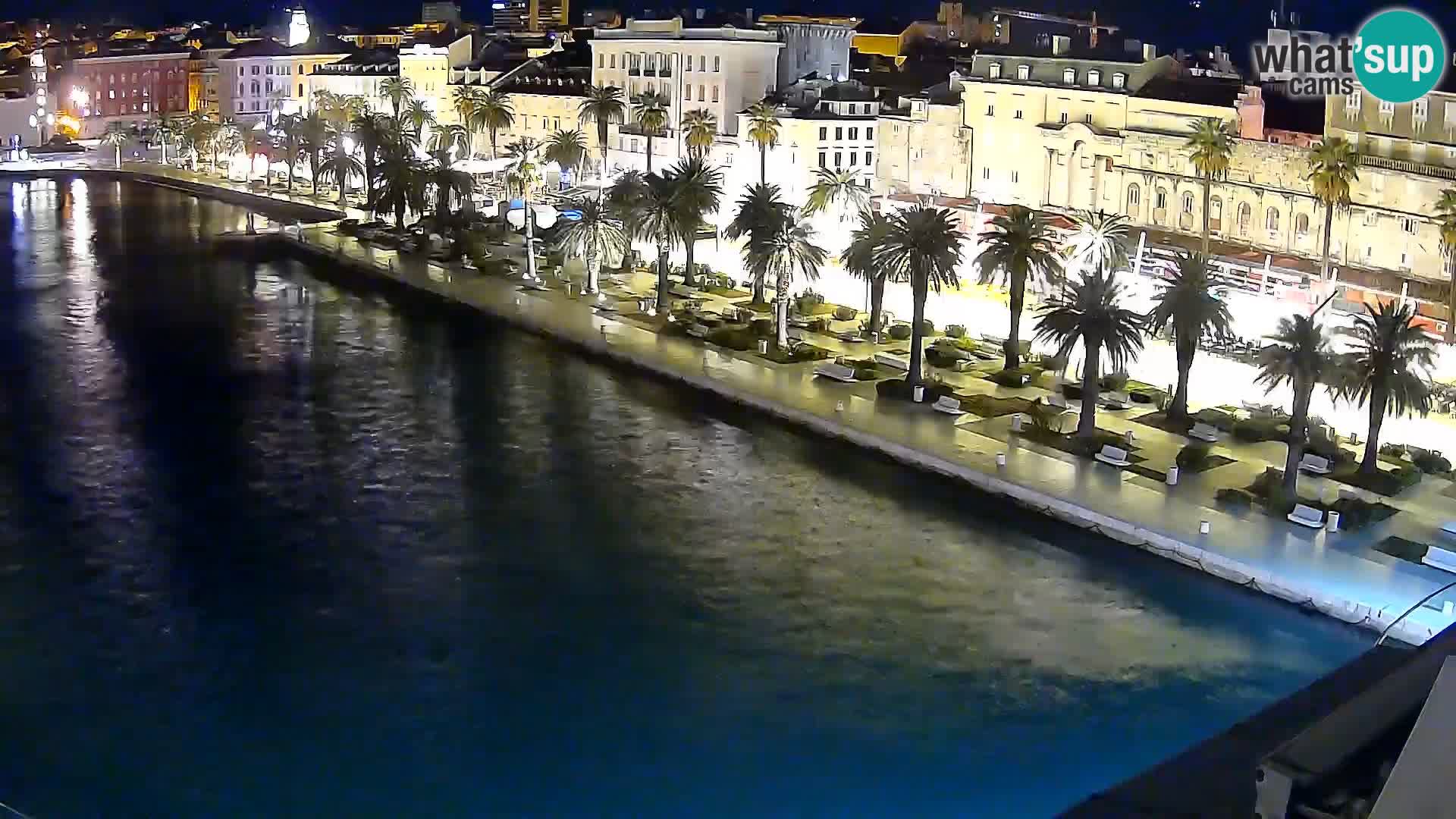 Webcam live Spalato riva e porto