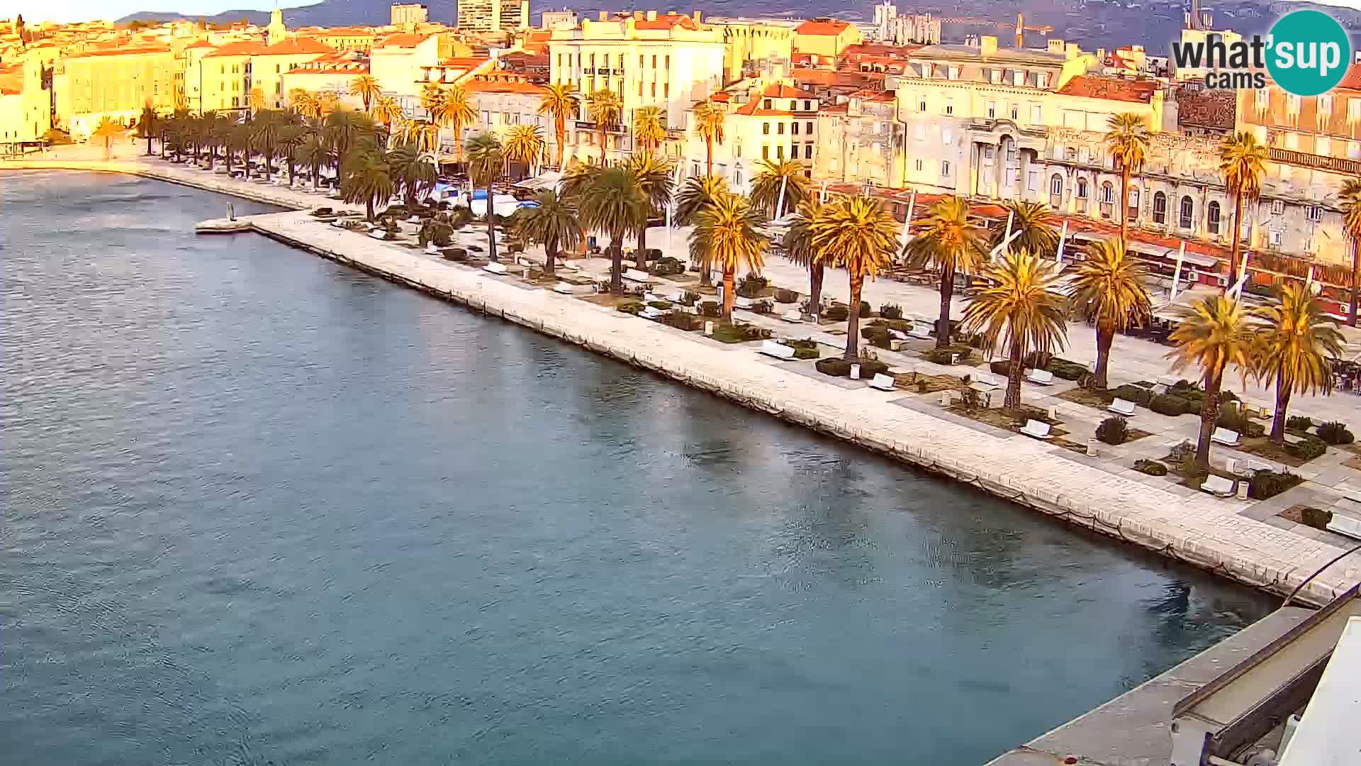 Webcam live Spalato riva e porto