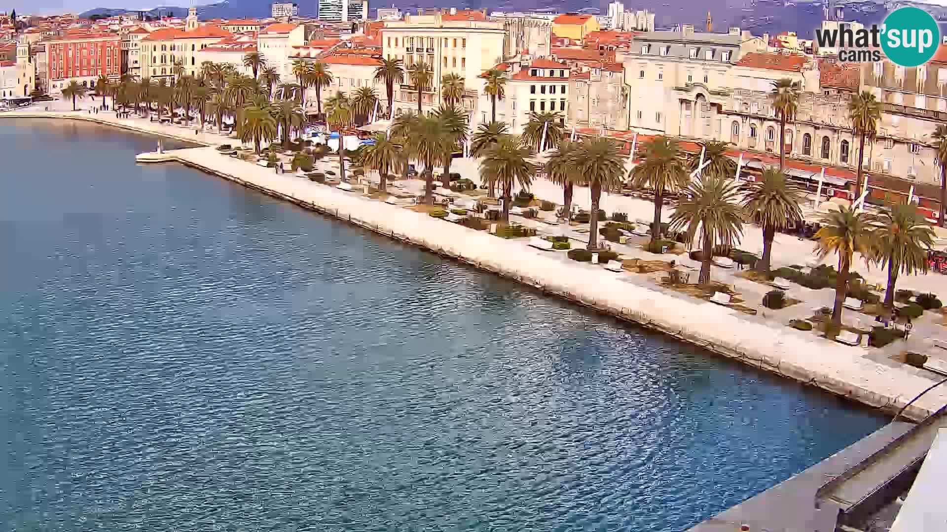 Webcam live Spalato riva e porto