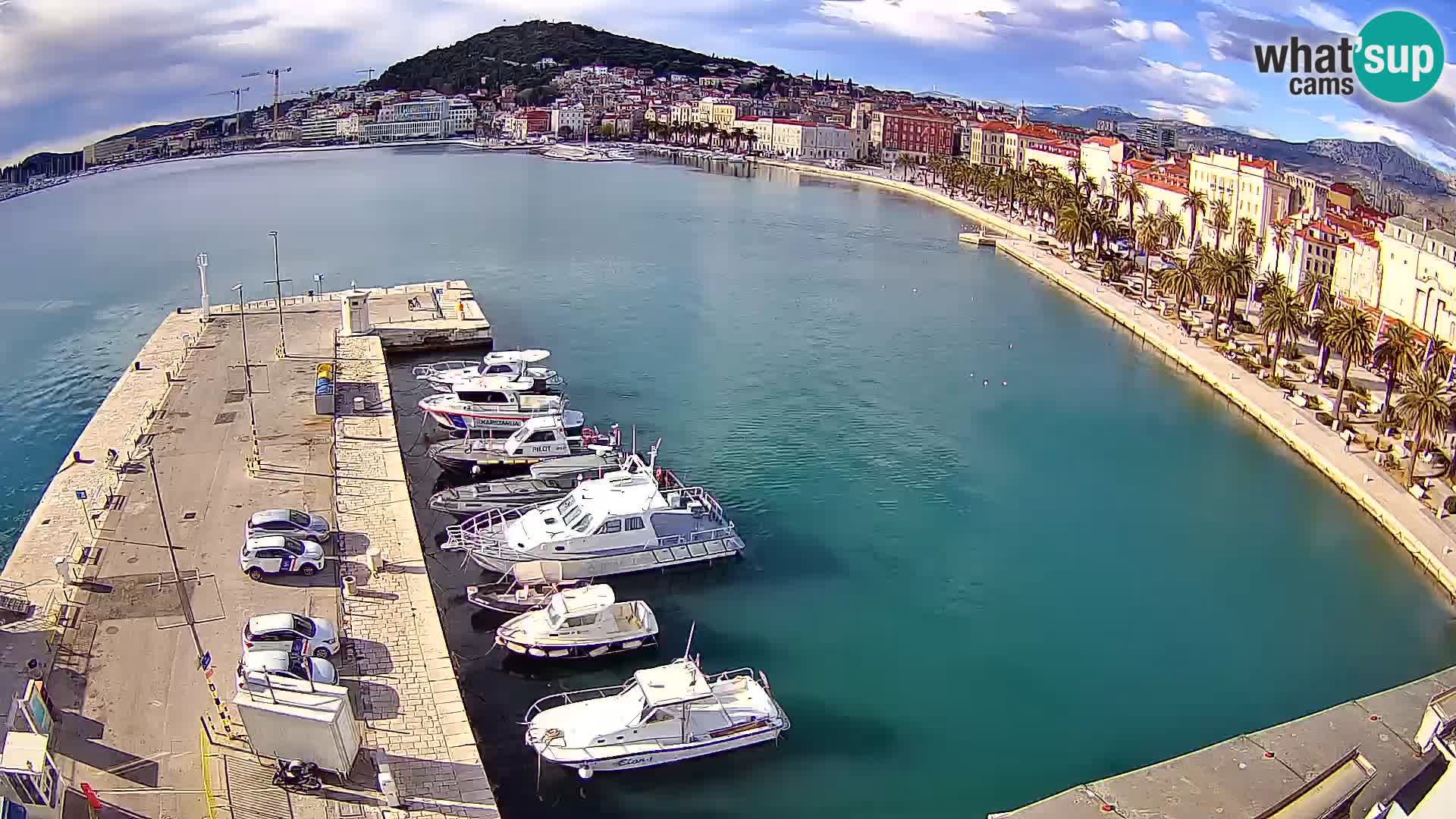 Webcam live Spalato riva e porto