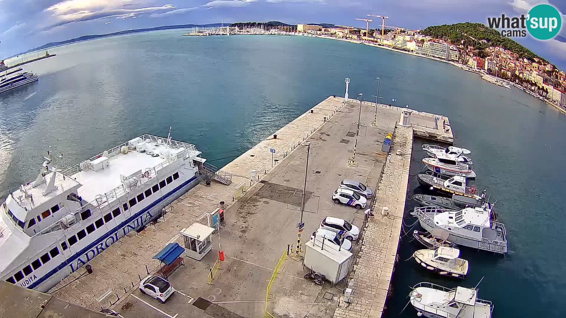 Webcam live Spalato riva e porto