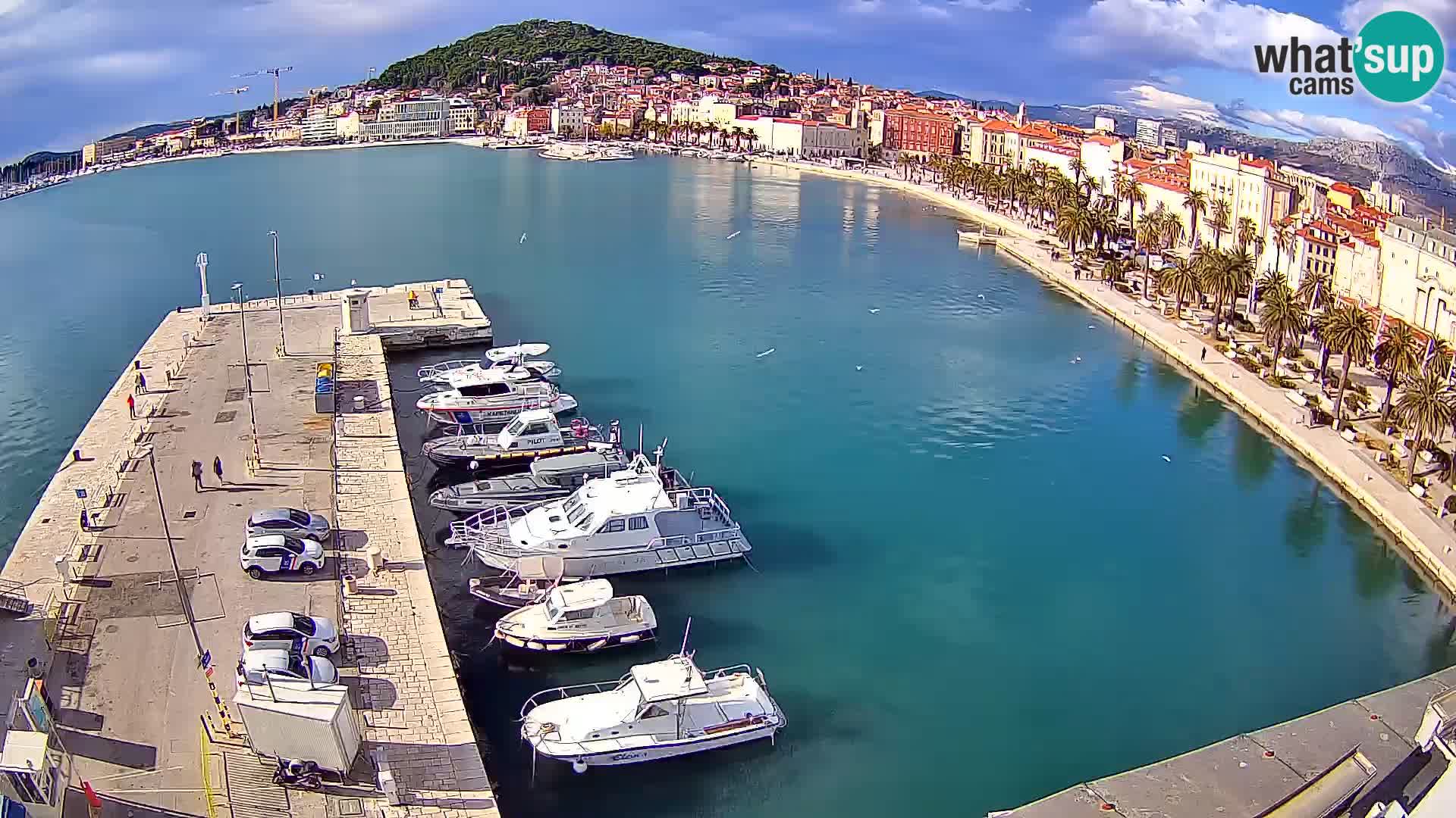 Webcam live Spalato riva e porto