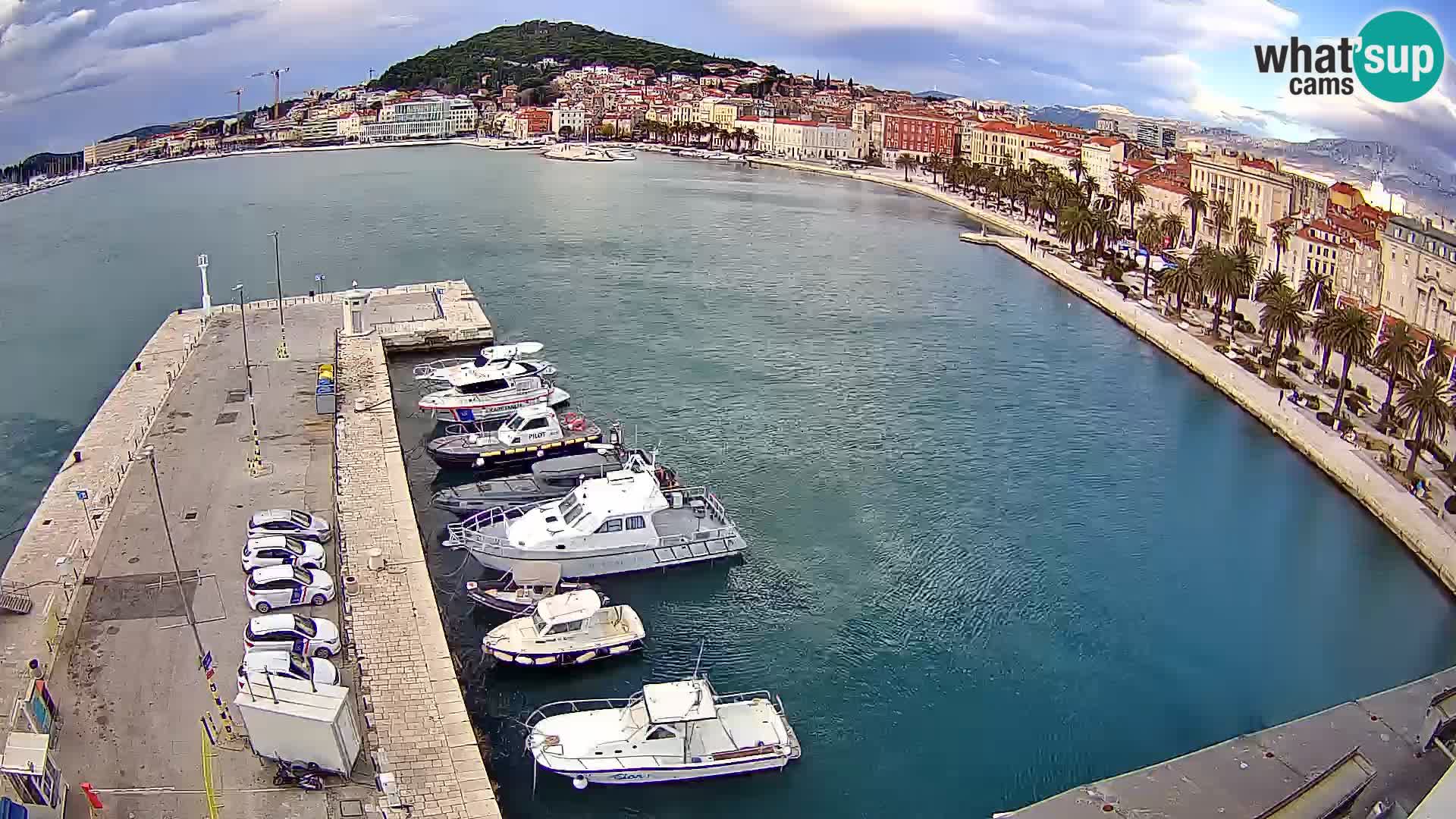 Webcam live Spalato riva e porto