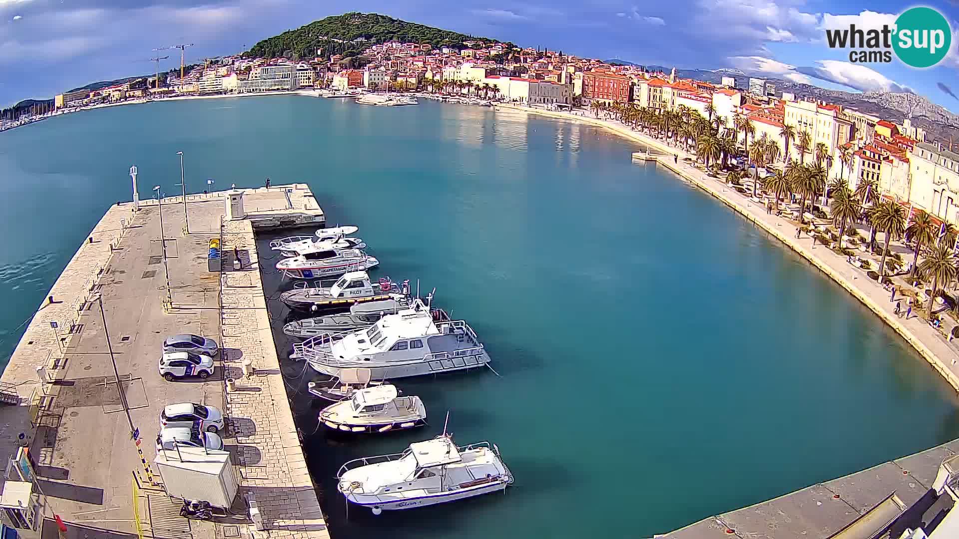 Webcam live Spalato riva e porto