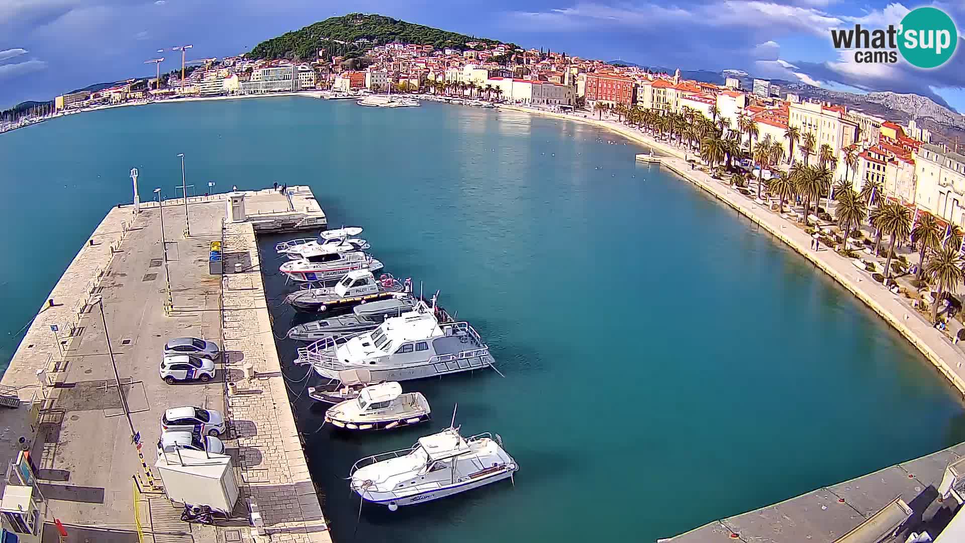 Webcam live Spalato riva e porto