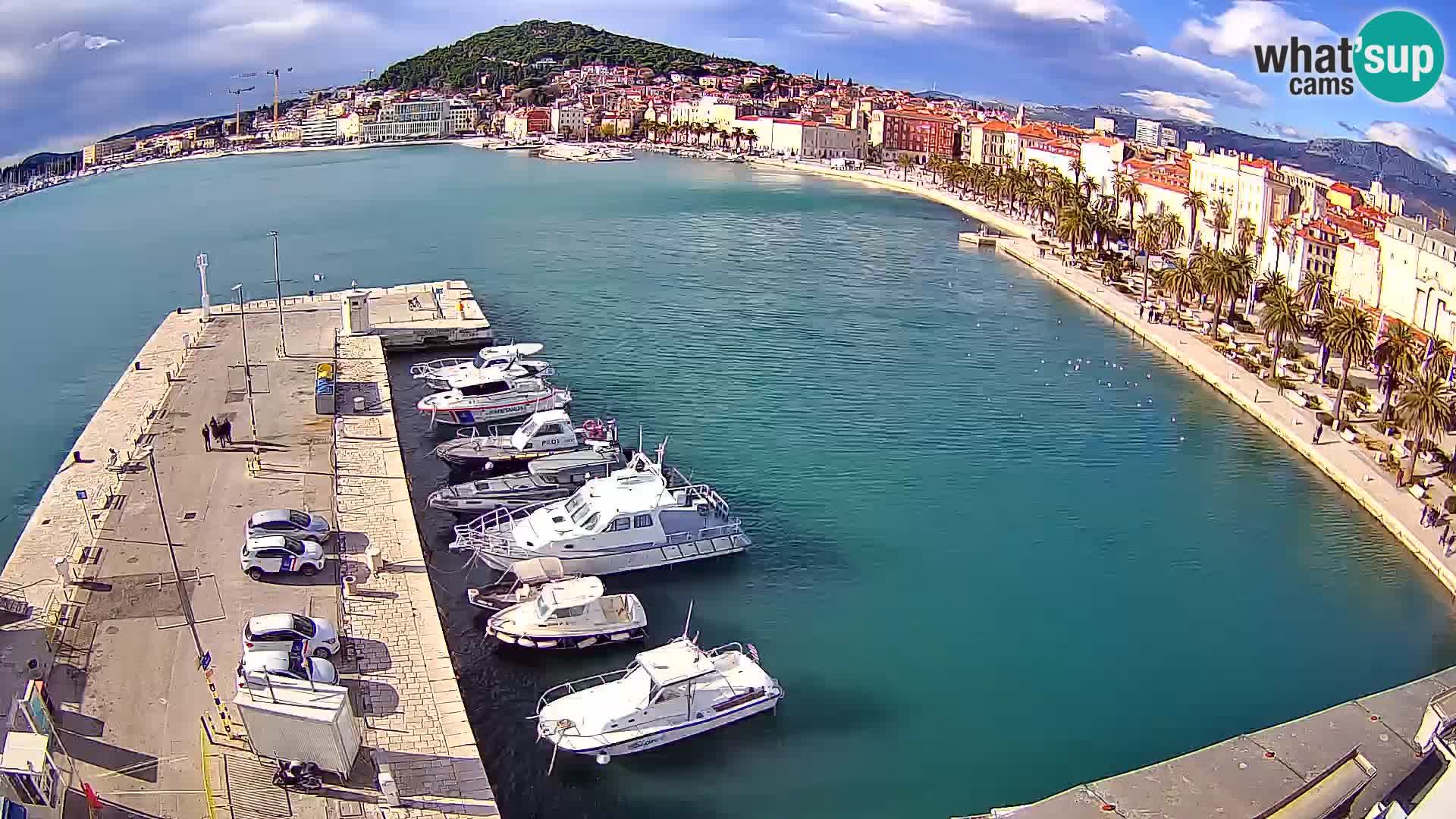 Webcam live Spalato riva e porto