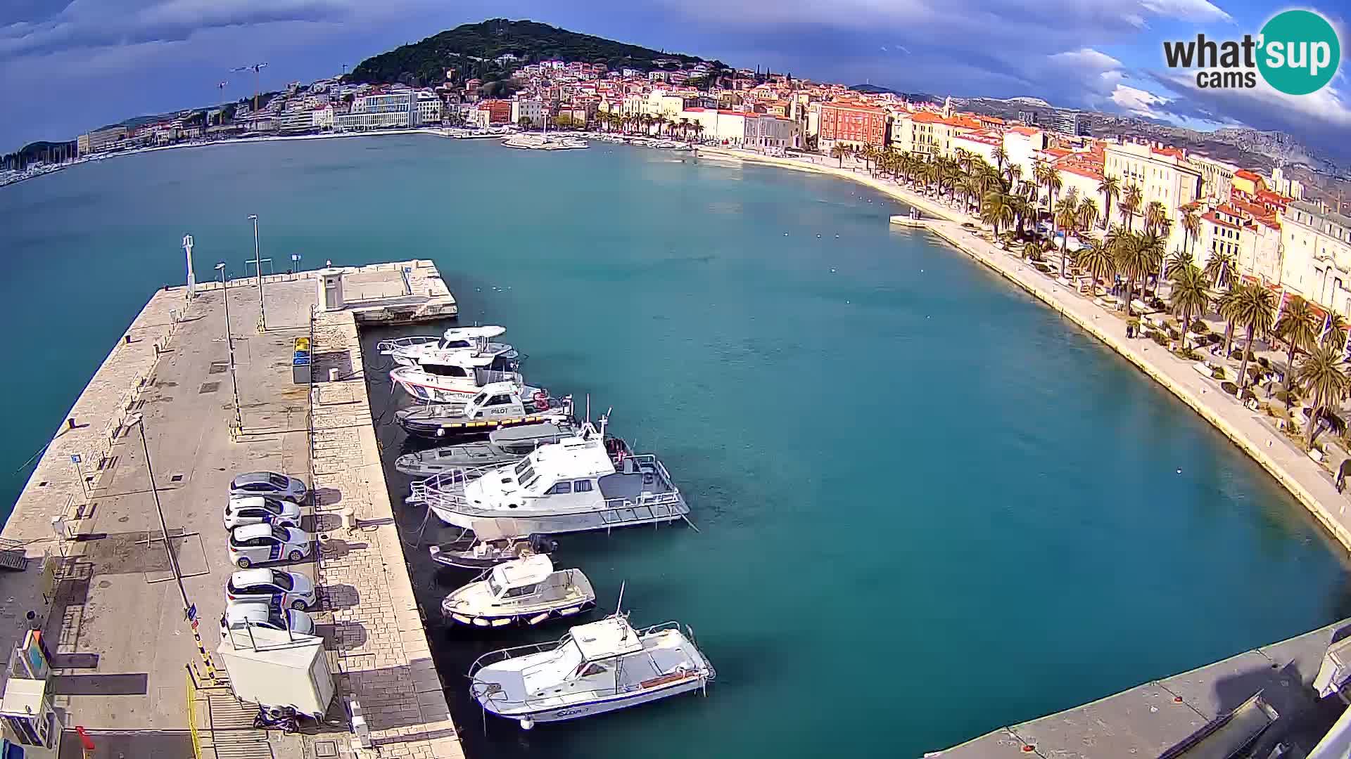 Webcam live Spalato riva e porto