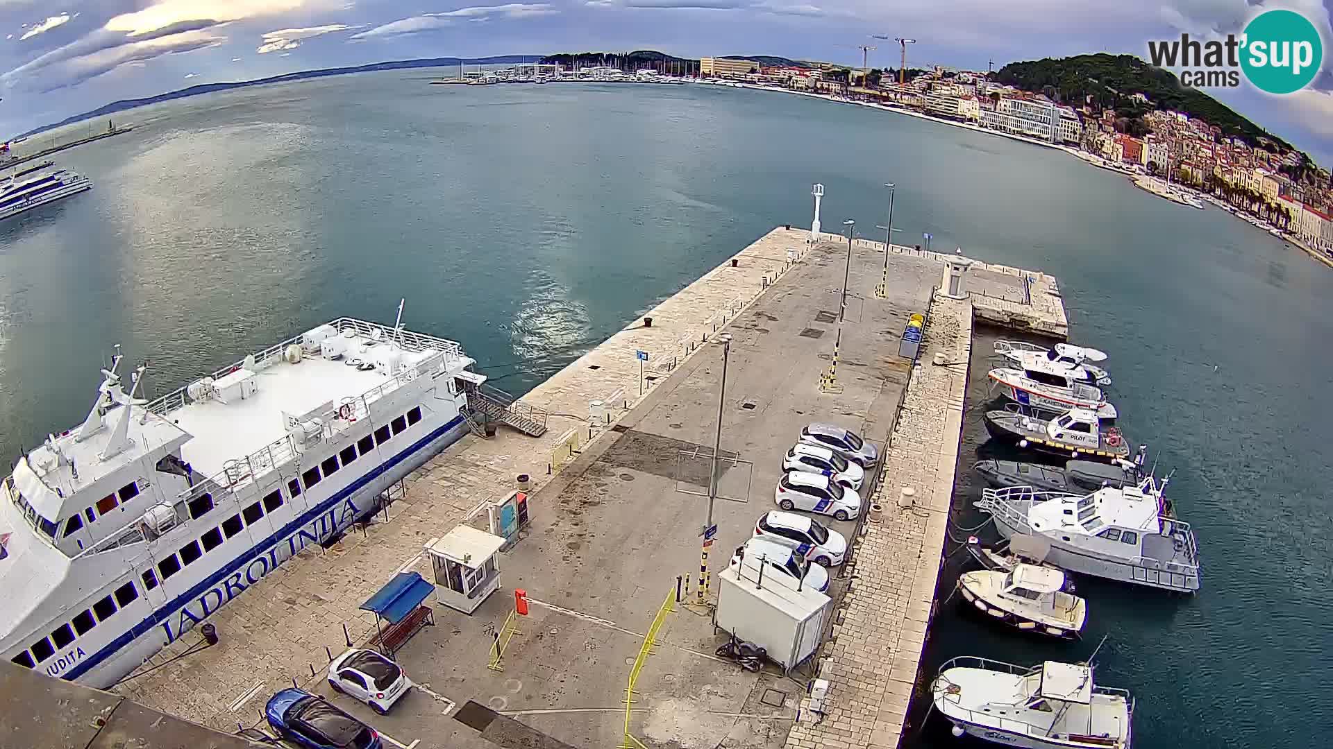 Webcam live Spalato riva e porto