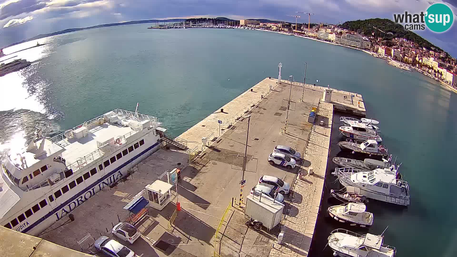 Webcam live Spalato riva e porto