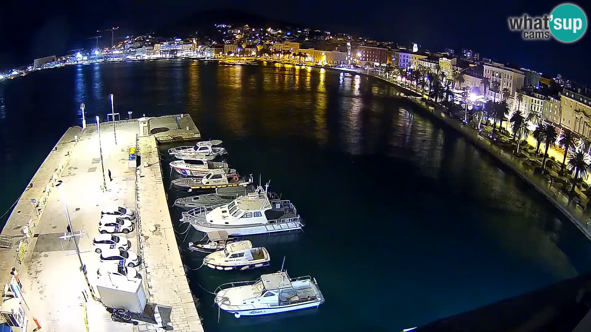 Webcam live Spalato riva e porto