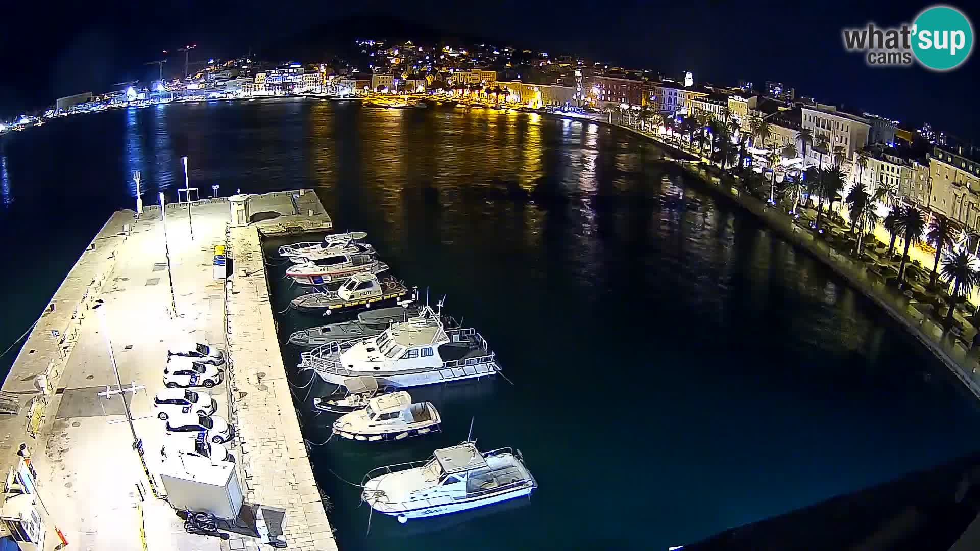 Webcam live Spalato riva e porto