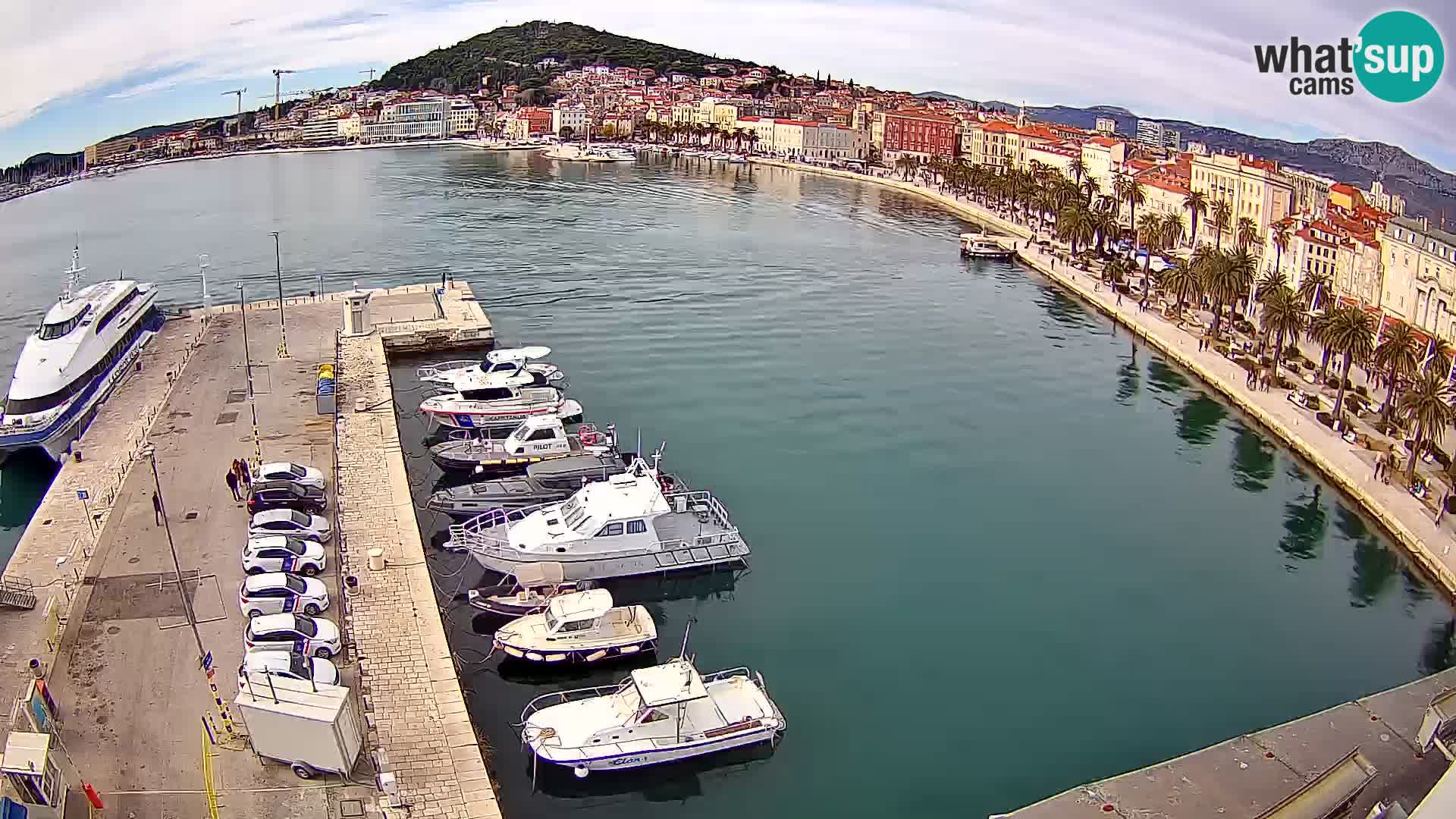 Split Riva Live webcam panorama