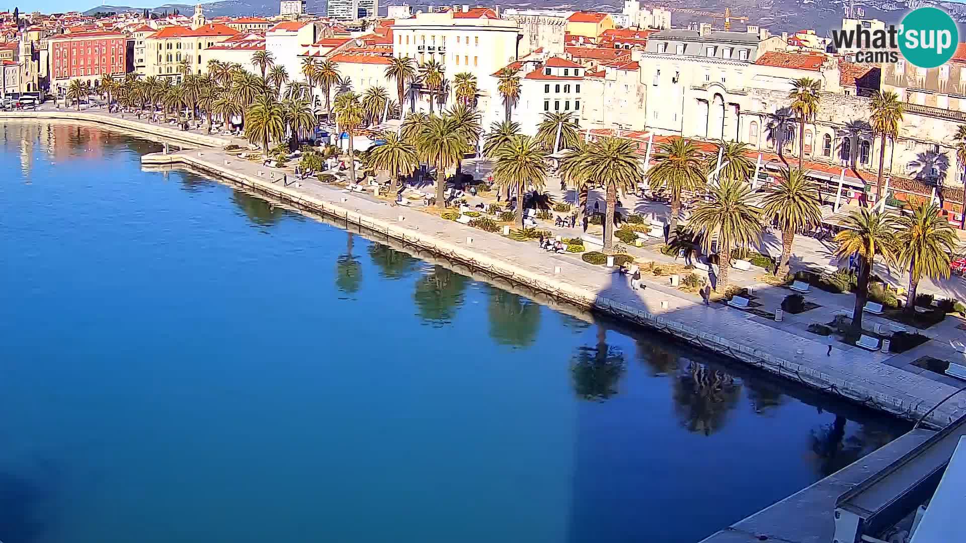 Webcam live Spalato riva e porto