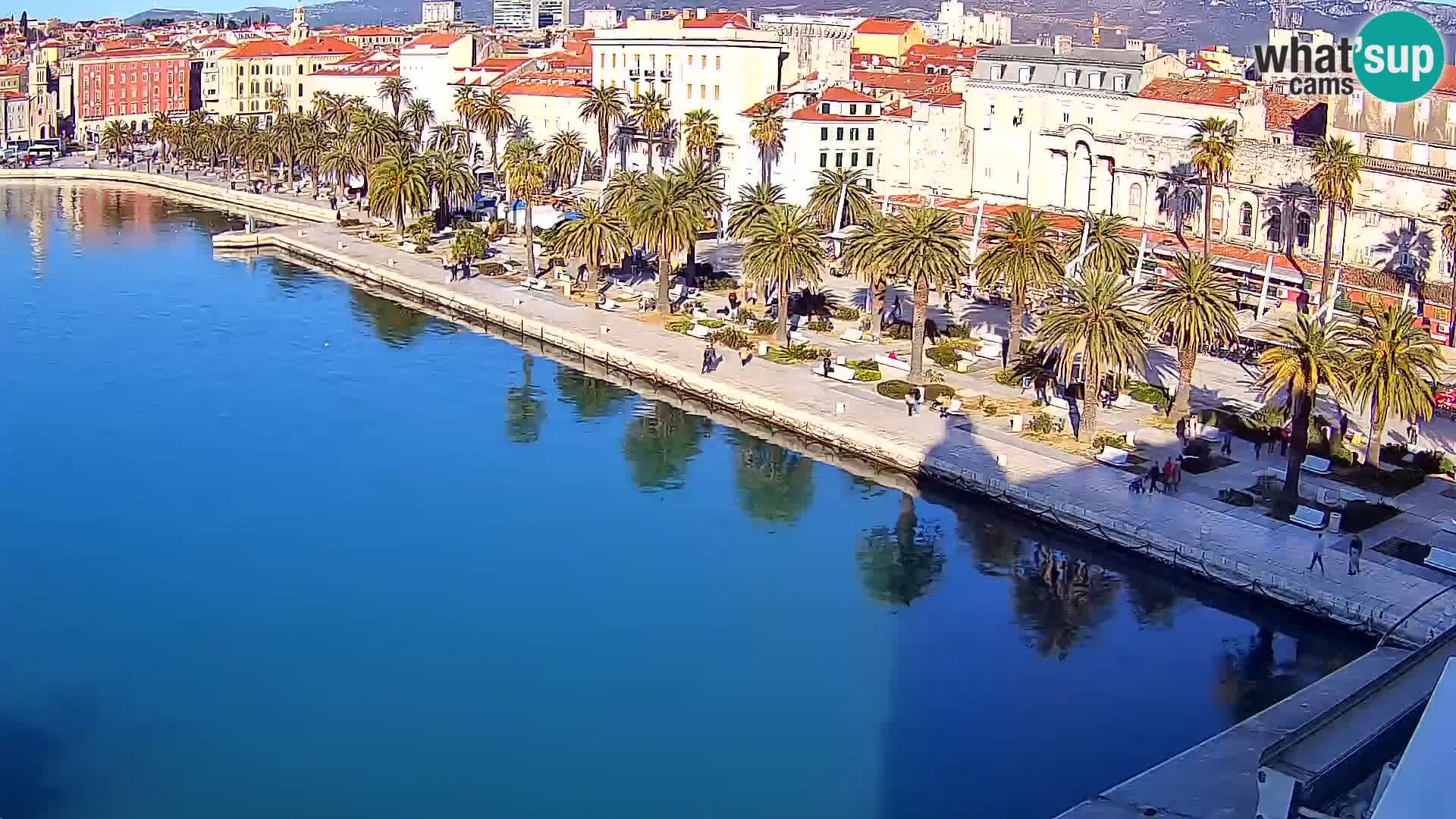 Webcam live Spalato riva e porto