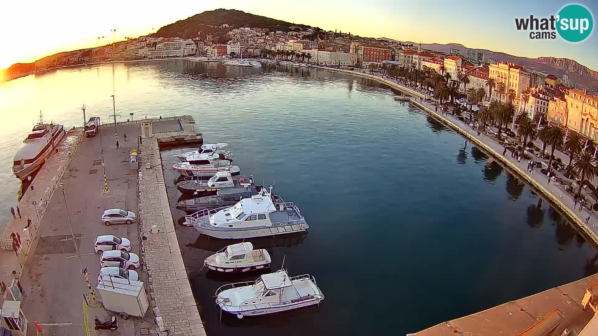 Split Riva Live webcam panorama