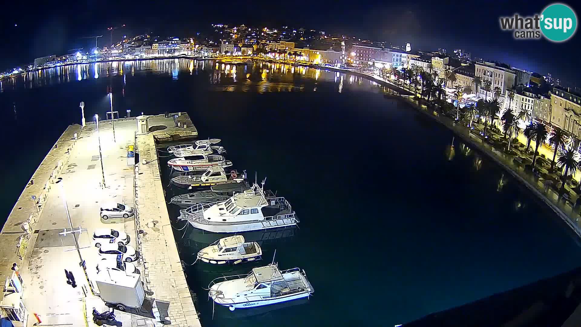 Kamera v živo Split  riva in pristanišče