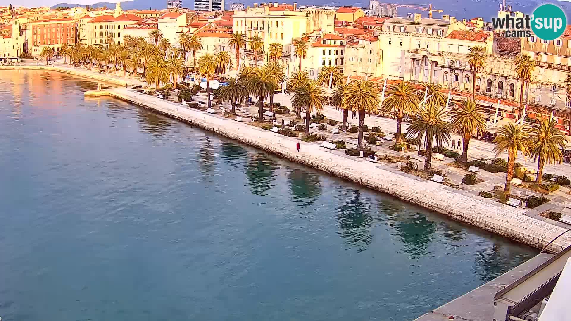 Webcam live Spalato riva e porto