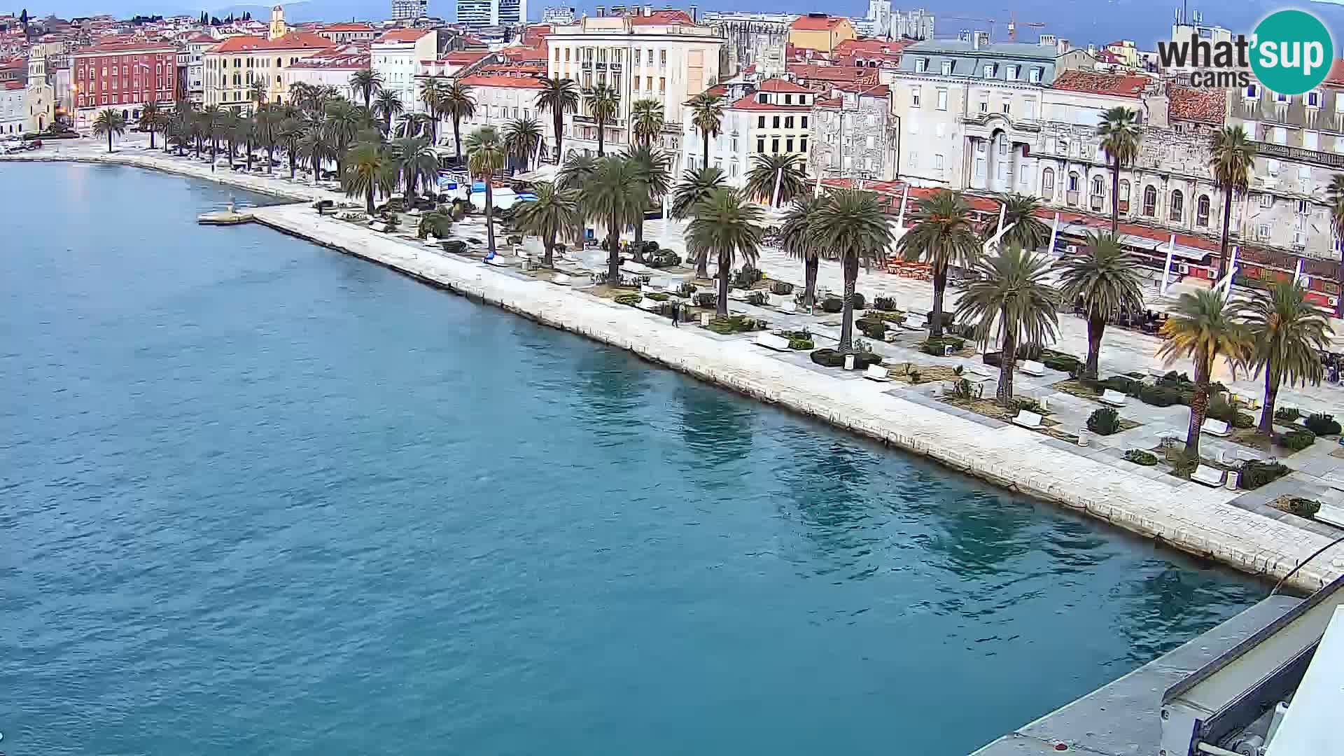 Webcam live Spalato riva e porto