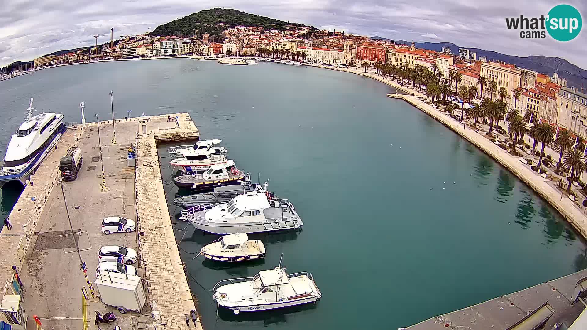 Webcam live Spalato riva e porto