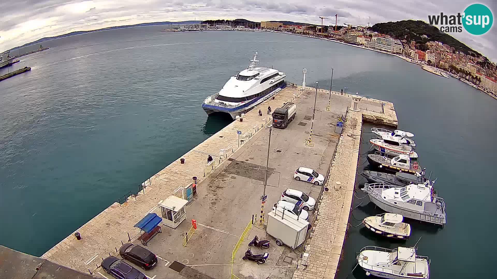 Webcam live Spalato riva e porto