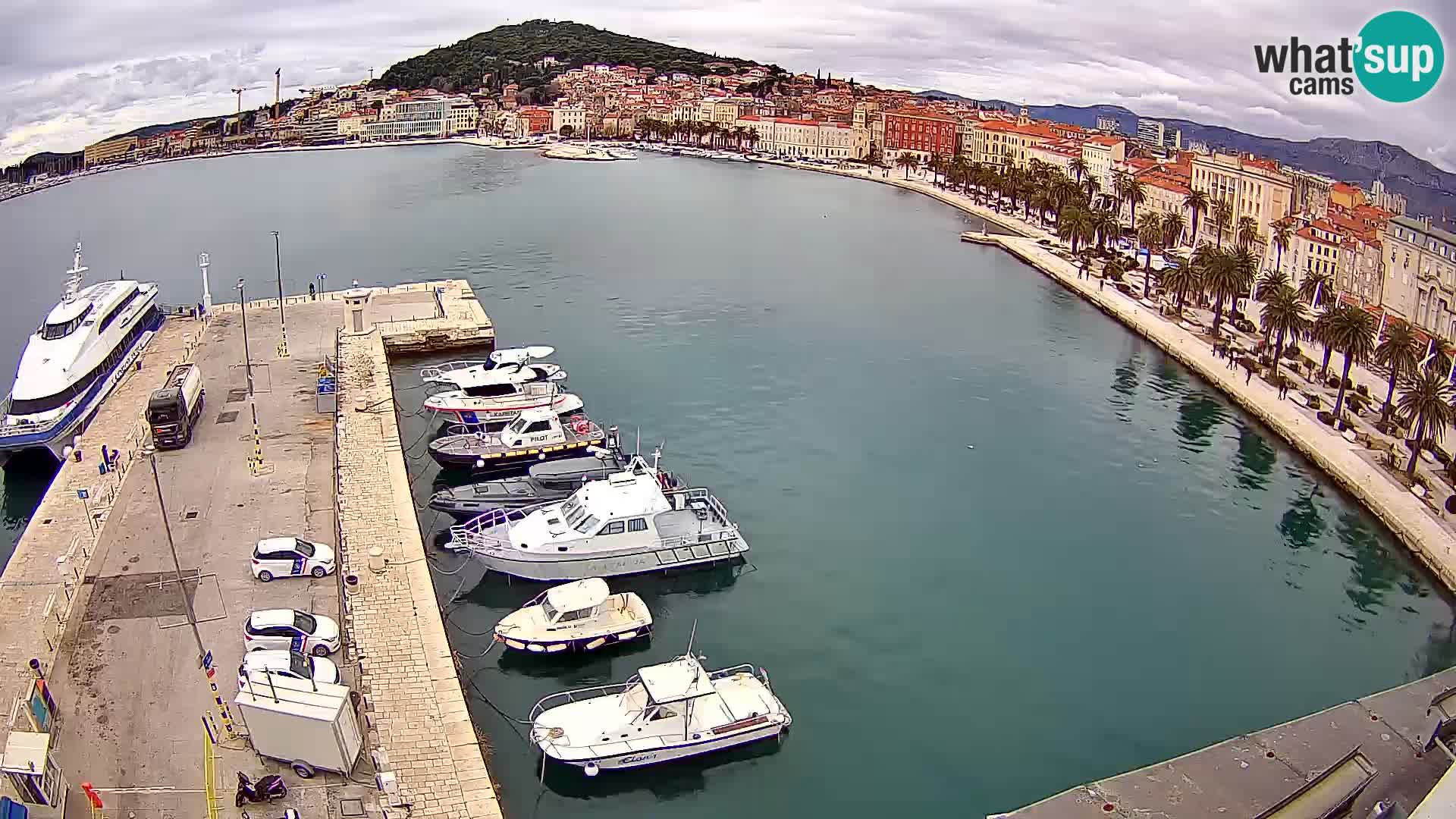 Split Riva Live webcam panorama