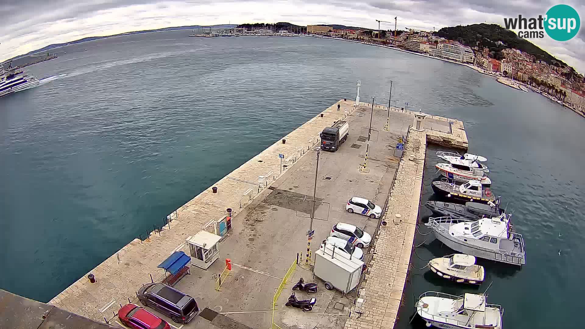 Webcam live Spalato riva e porto