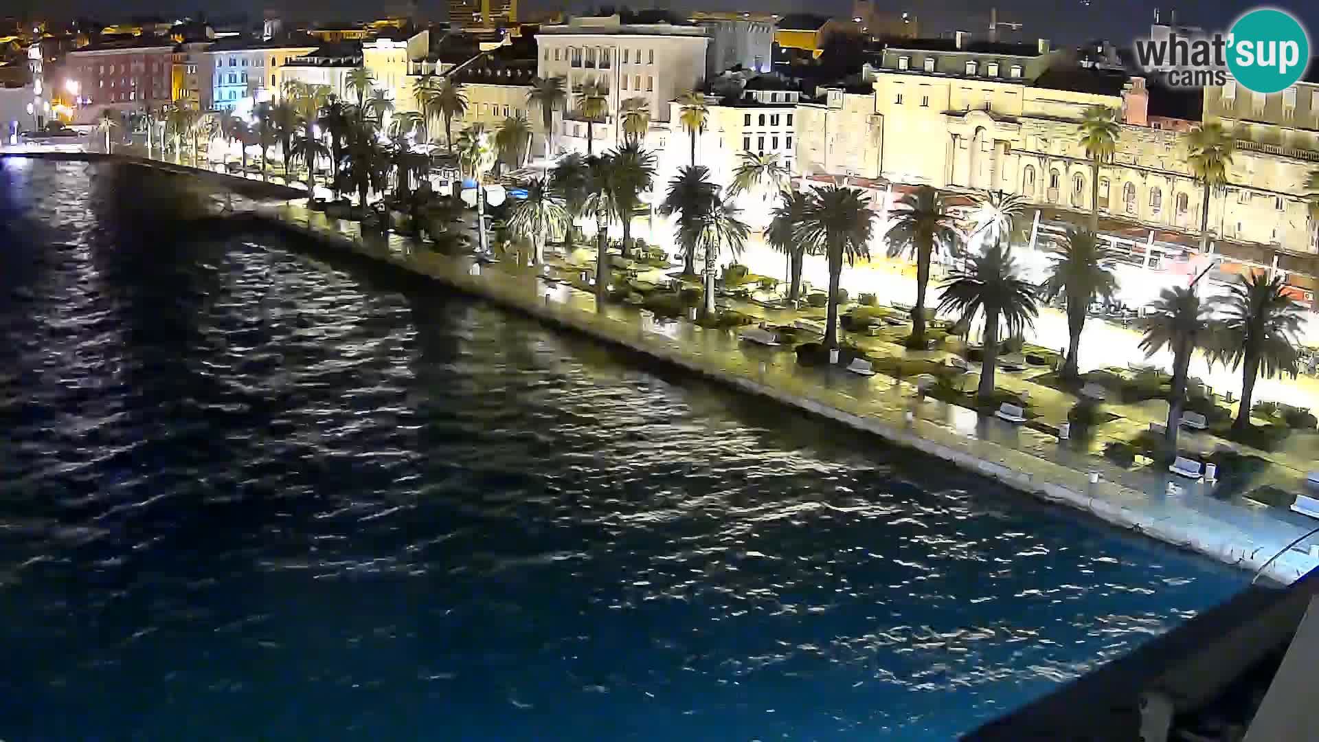 Webcam live Spalato riva e porto