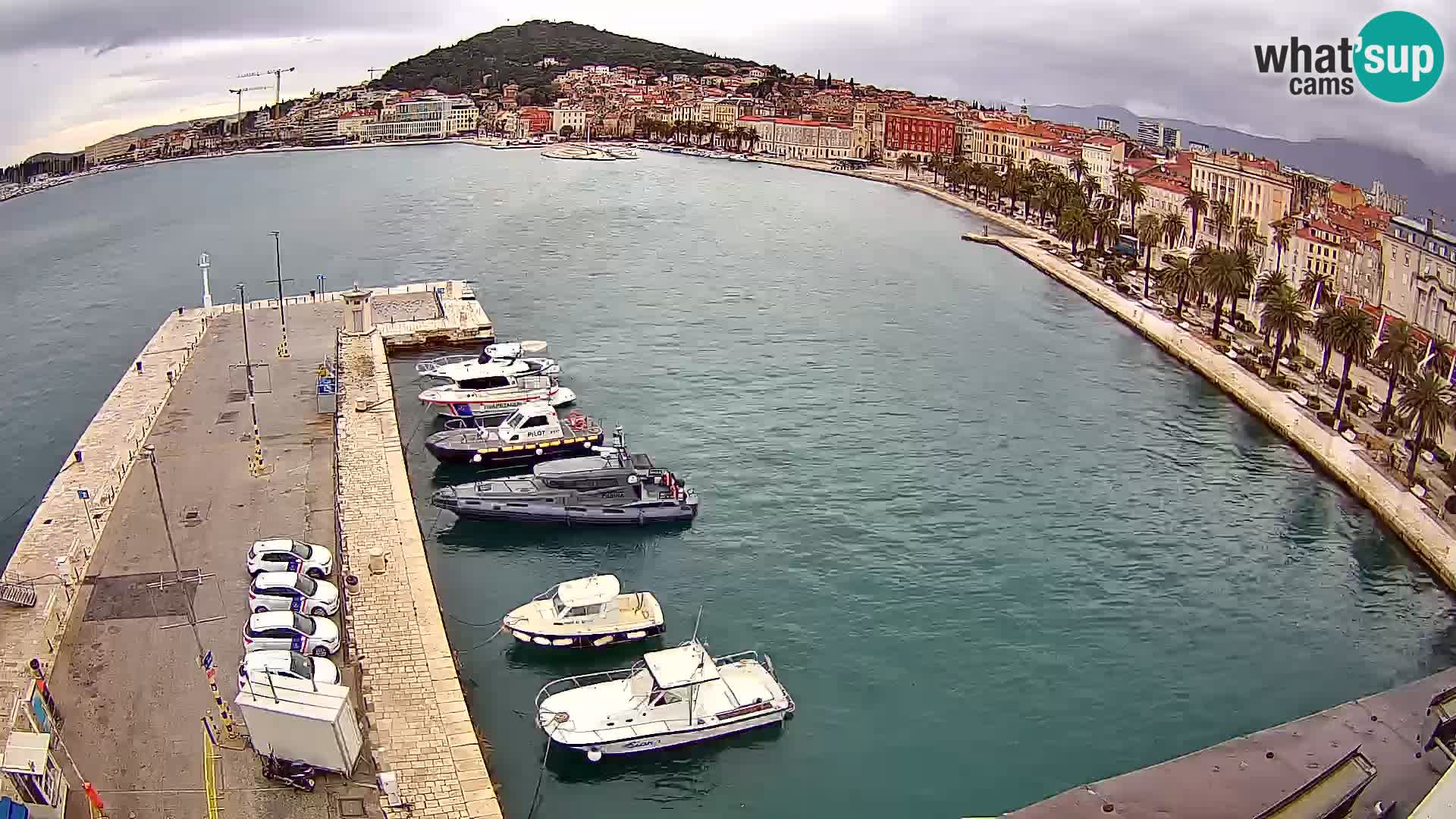 Webcam live Spalato riva e porto