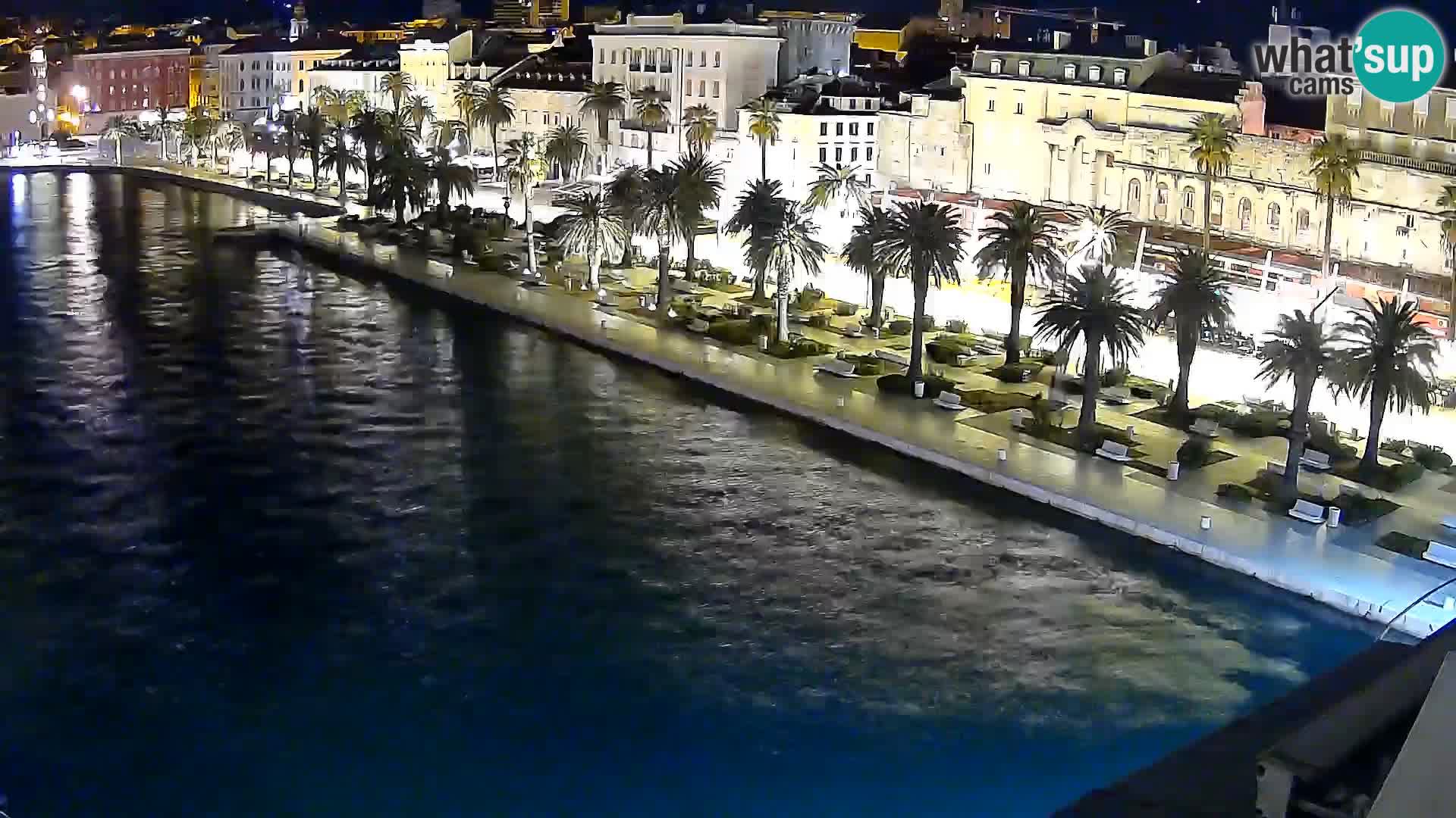 Webcam live Spalato riva e porto