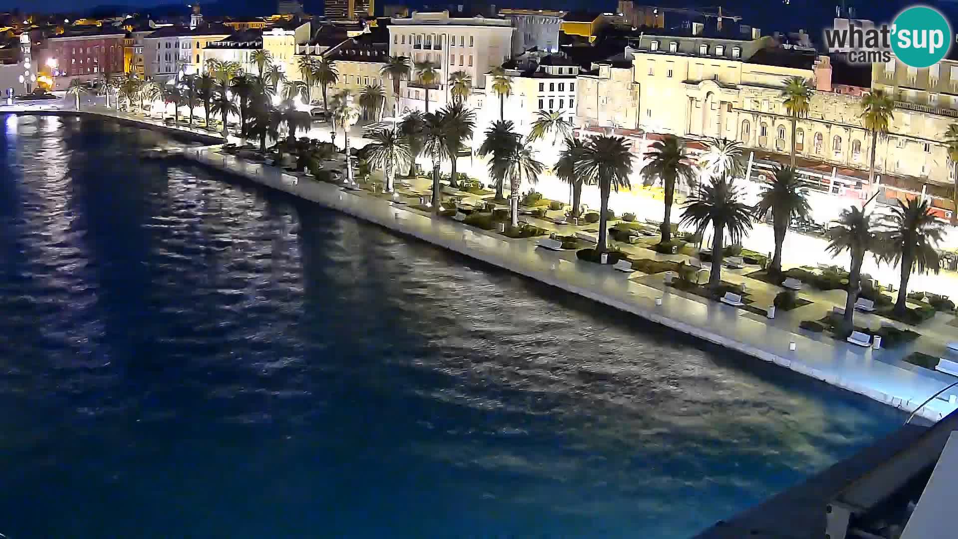 Webcam live Spalato riva e porto