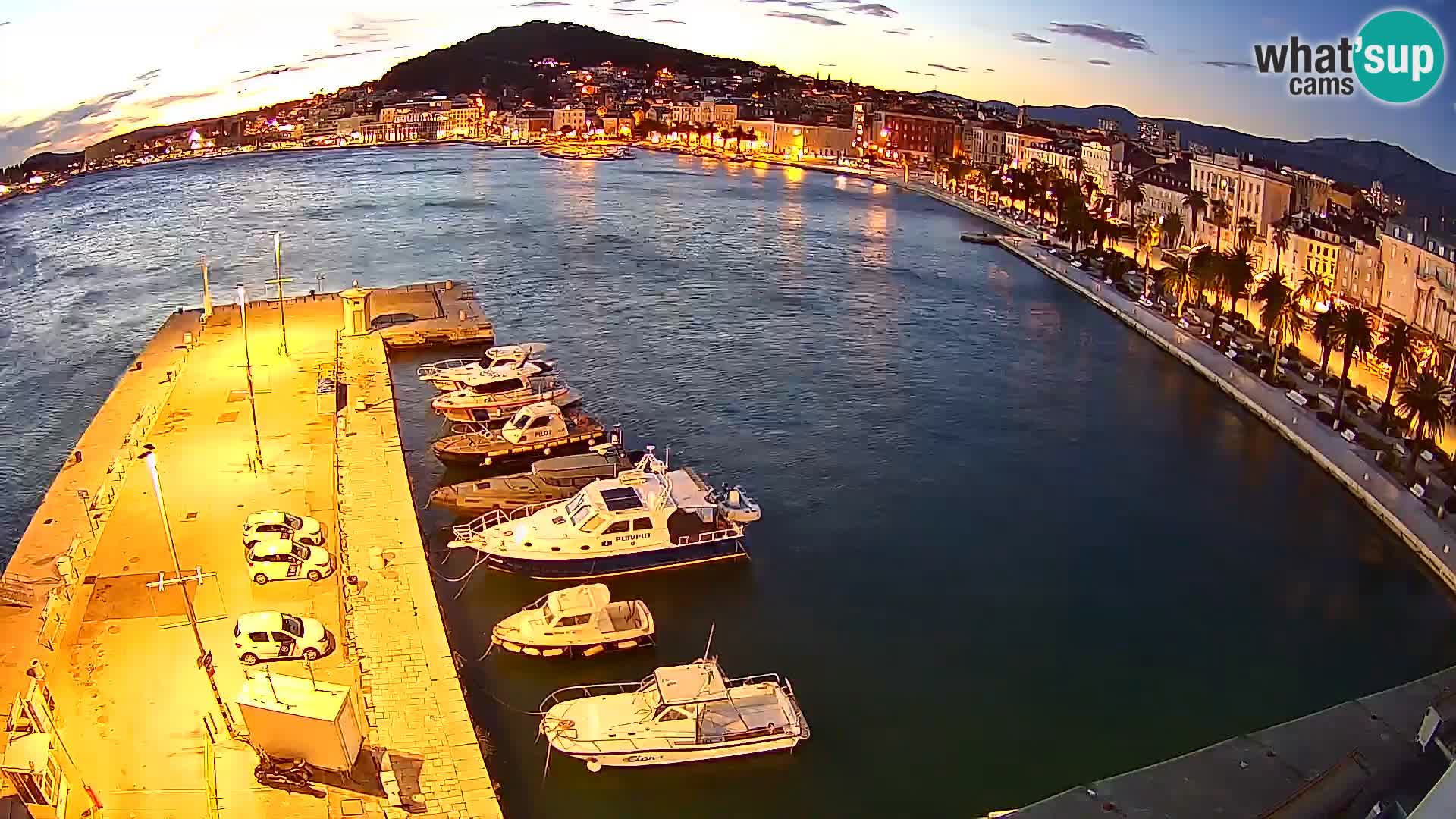 Webcam LIVE Split riva and port