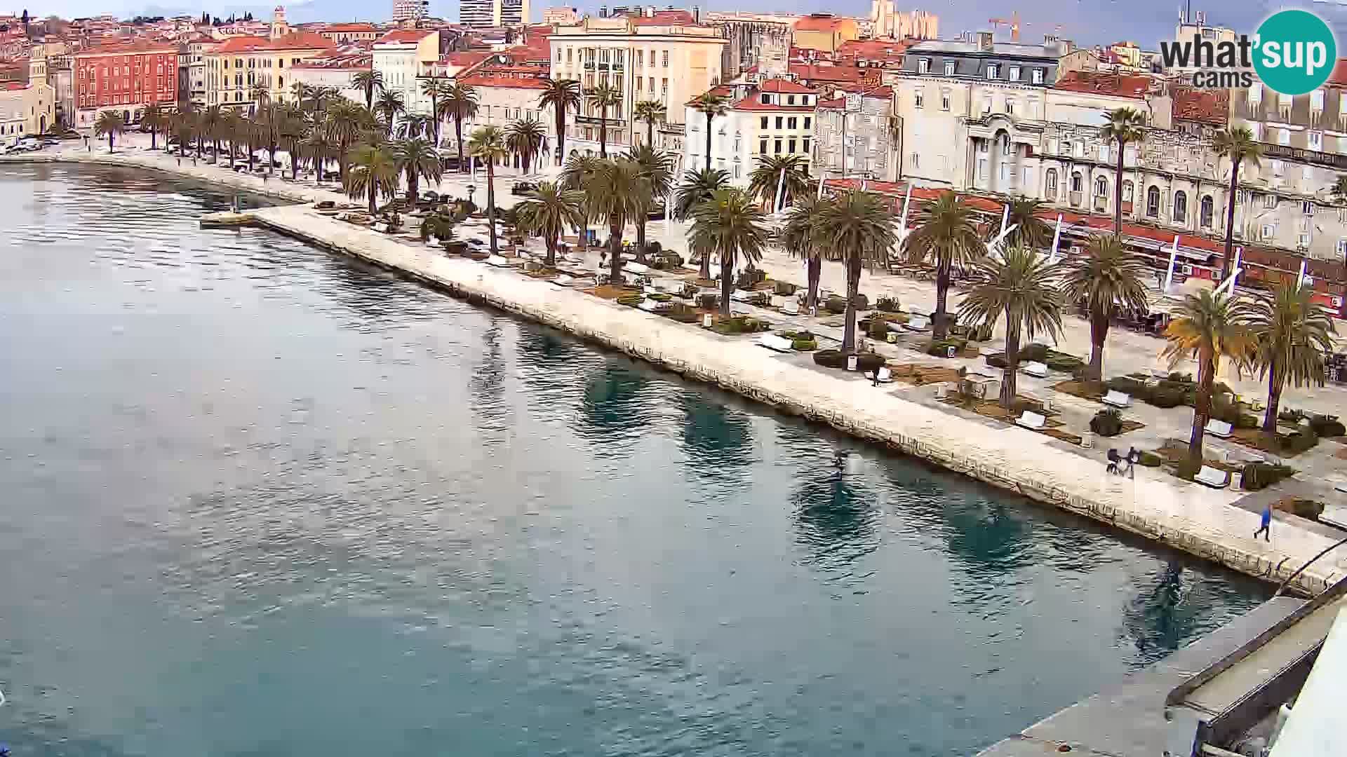 Split Riva Live webcam panorama