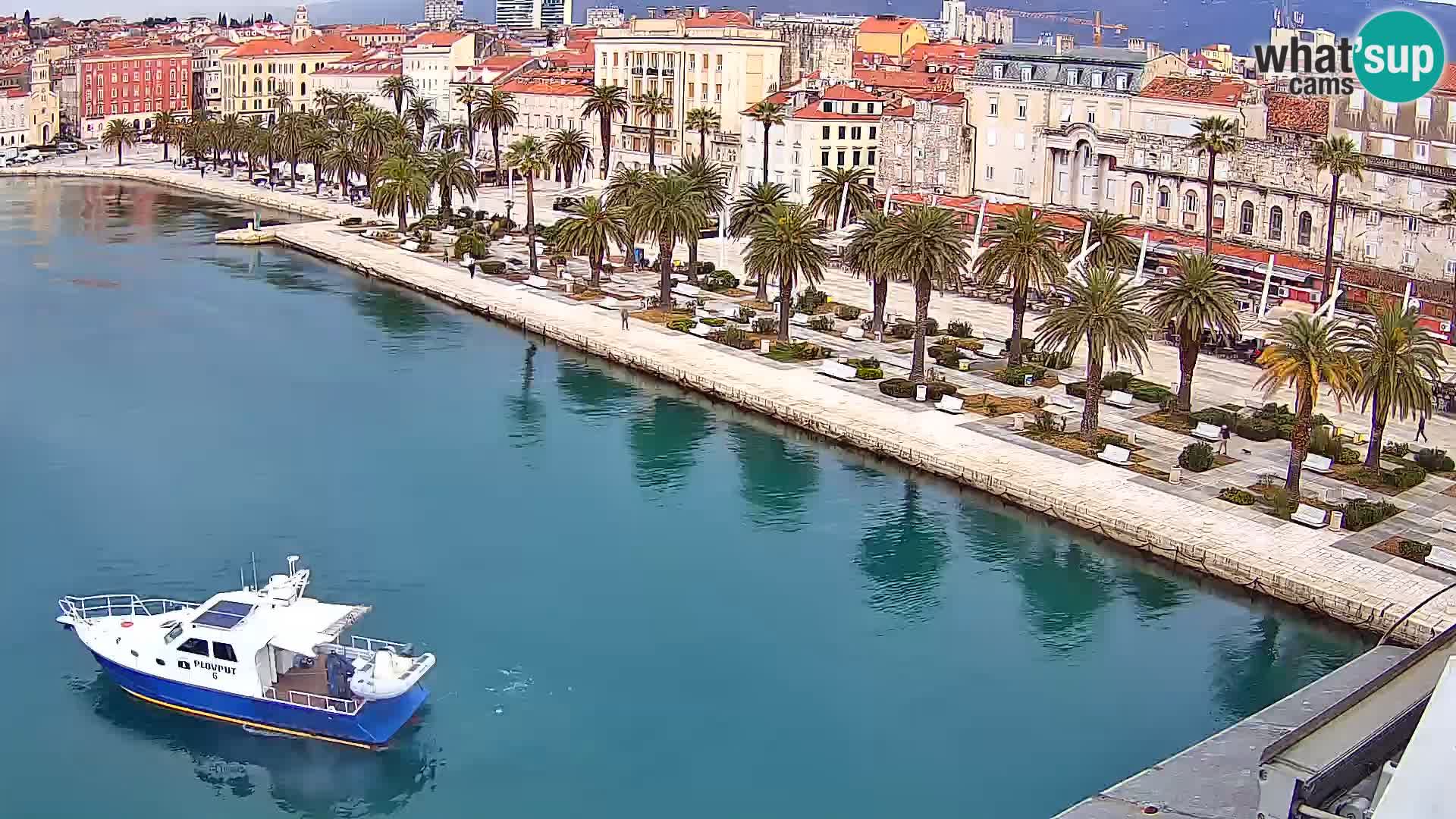 Webcam live Spalato riva e porto