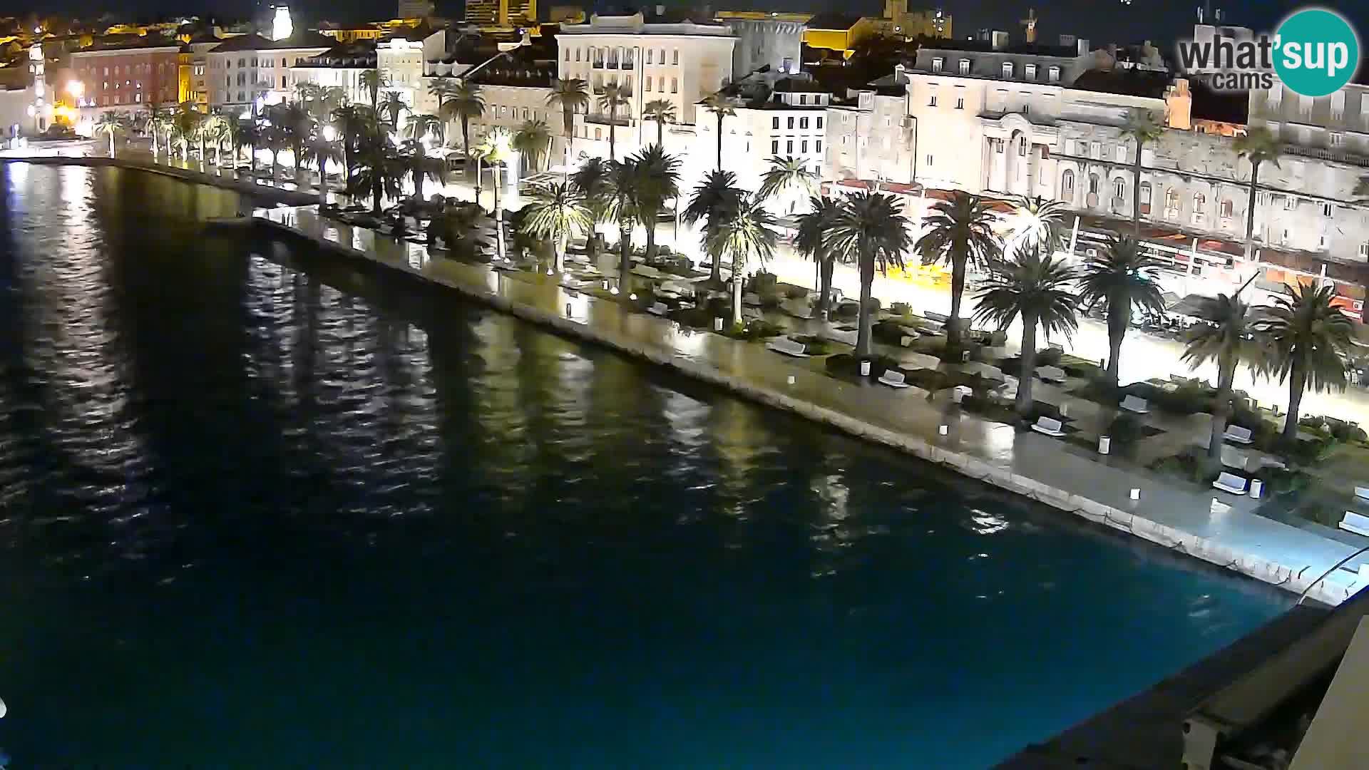 Webcam live Spalato riva e porto