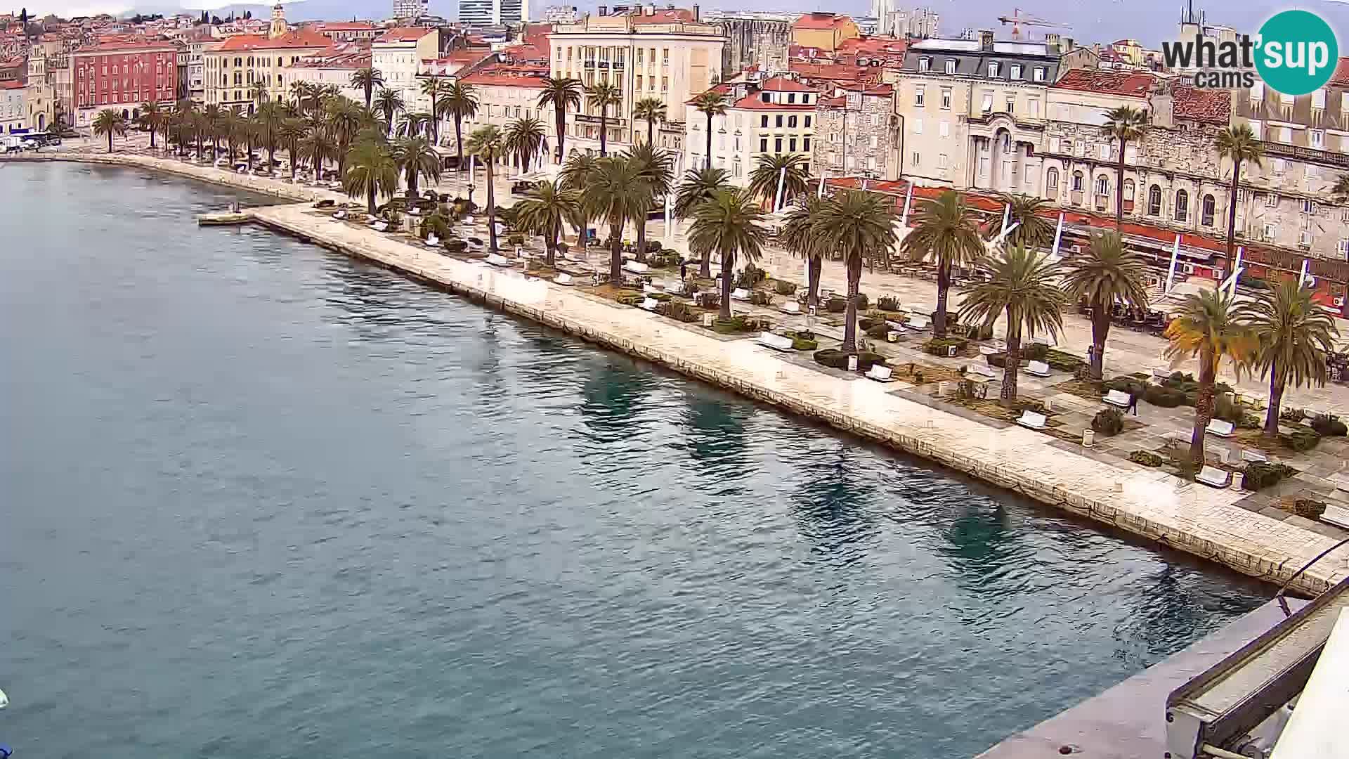 Webcam live Spalato riva e porto