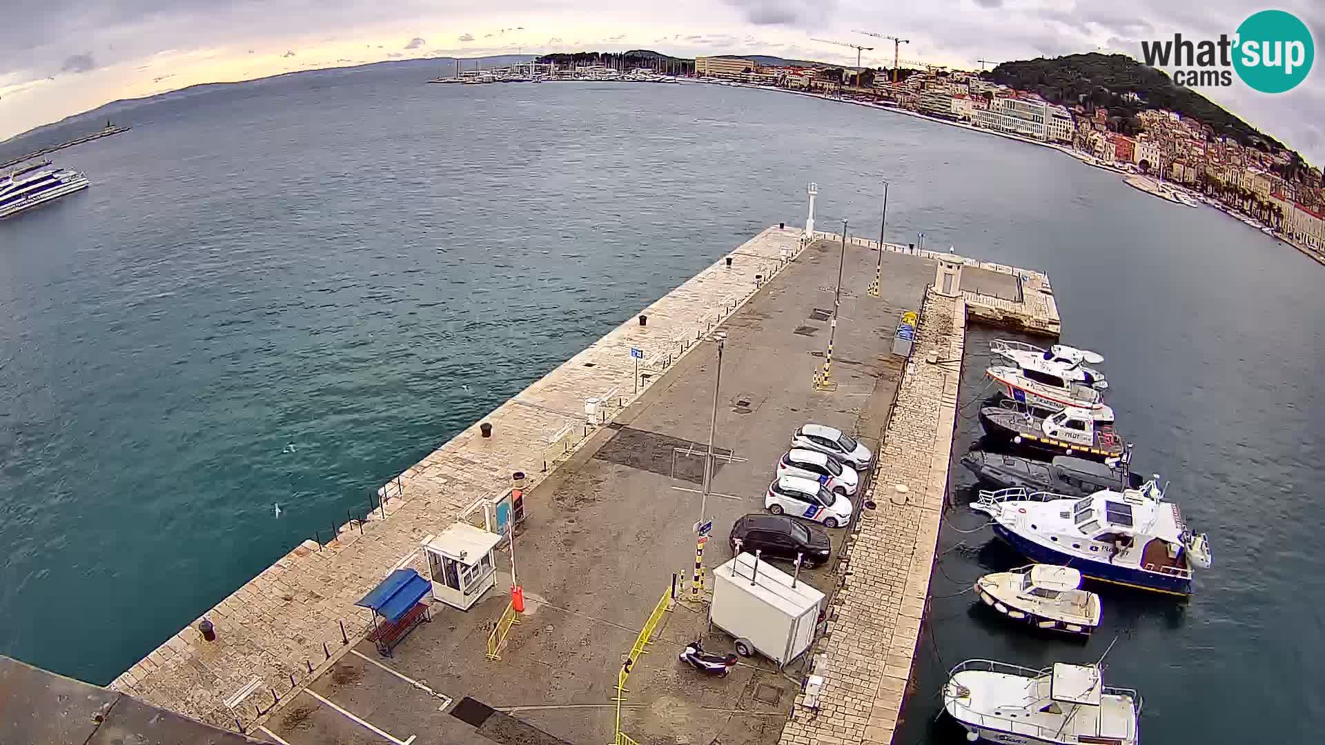 Split Riva Live webcam panorama