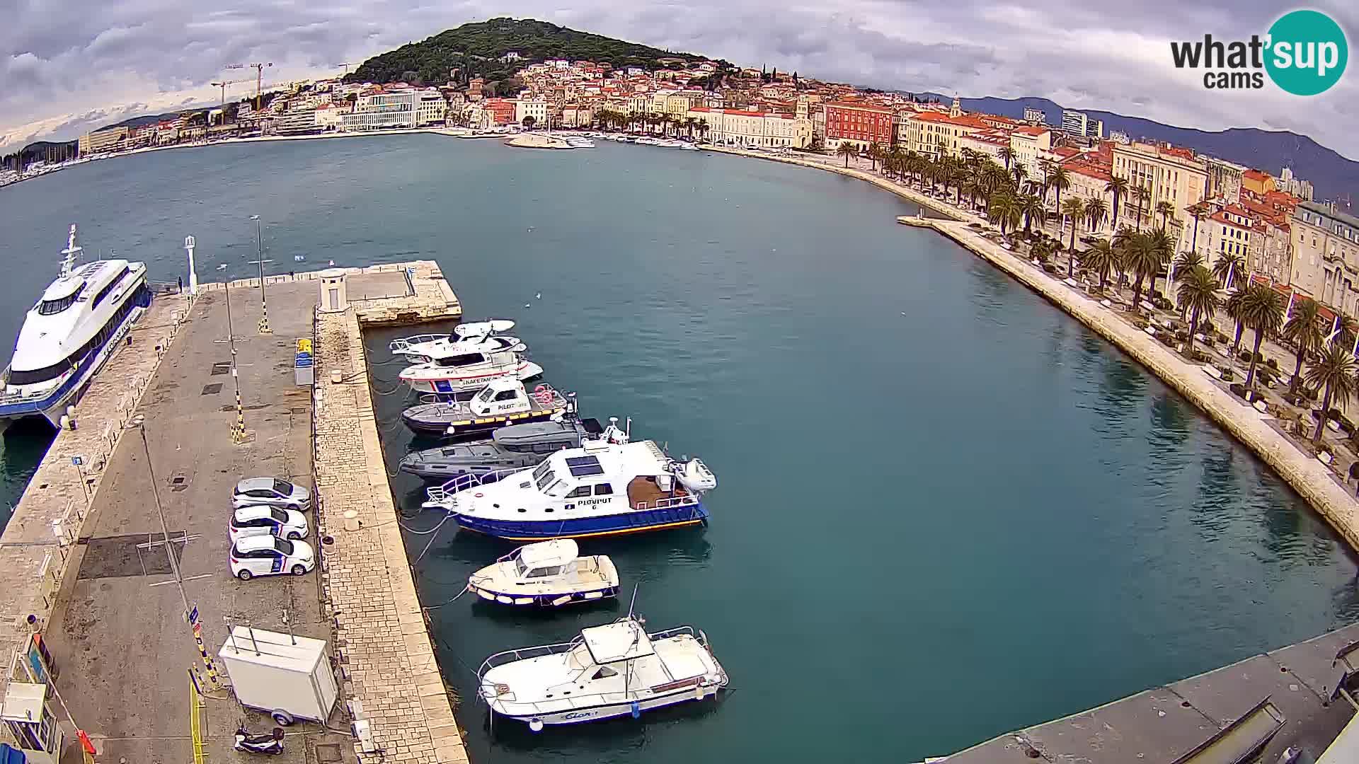 Split Riva Live webcam panorama